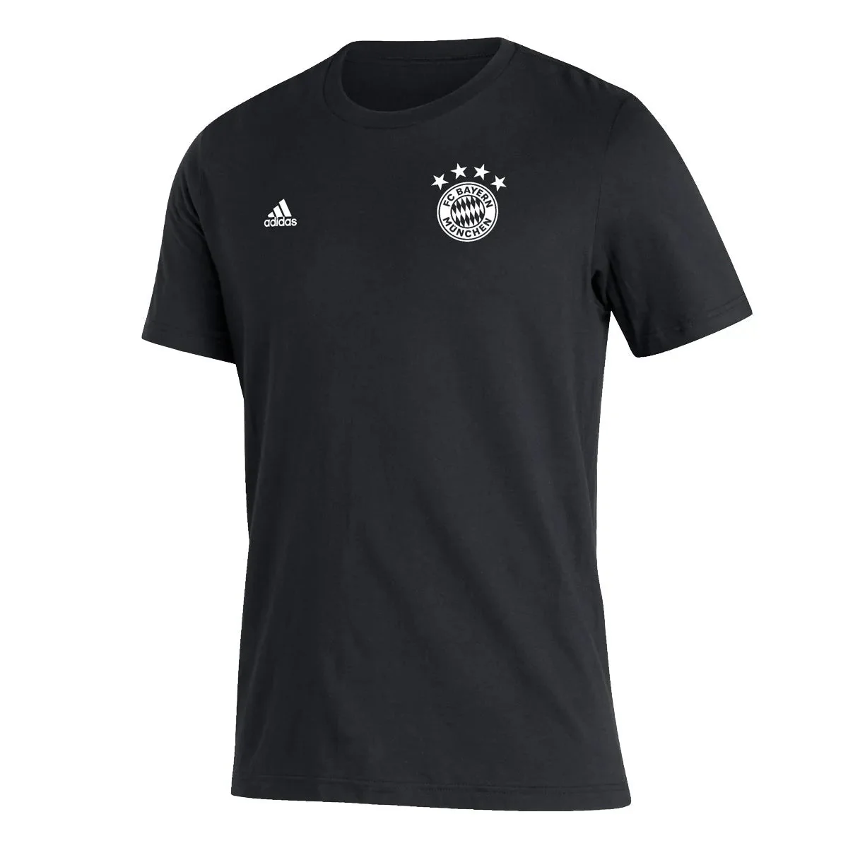 Adidas 2021-22 Bayern Munich Lewandowski #9 Amplifier SS Tee - Black - Image 2