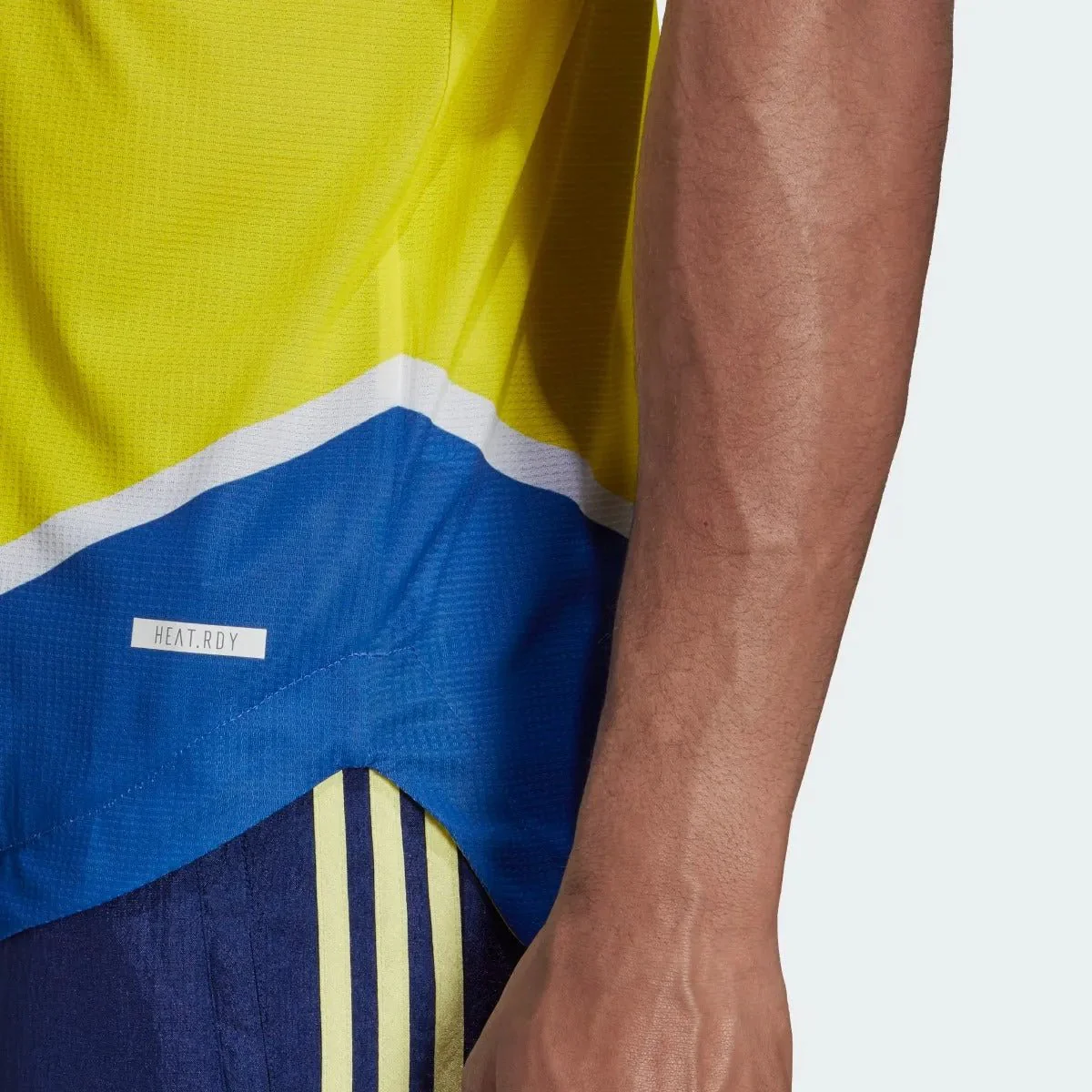 adidas 2021-22 Juventus Authentic Third Jersey - Yellow-Royal-White - Image 5