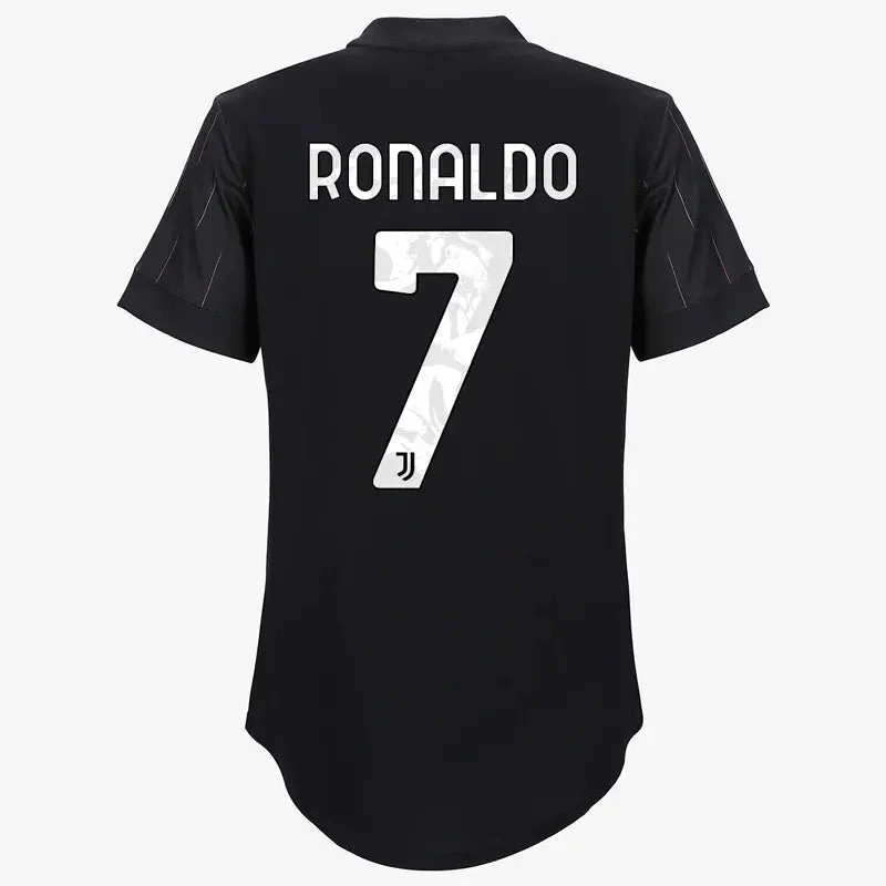 Adidas 2021-22 Juventus Away Jersey - Black - Image 7