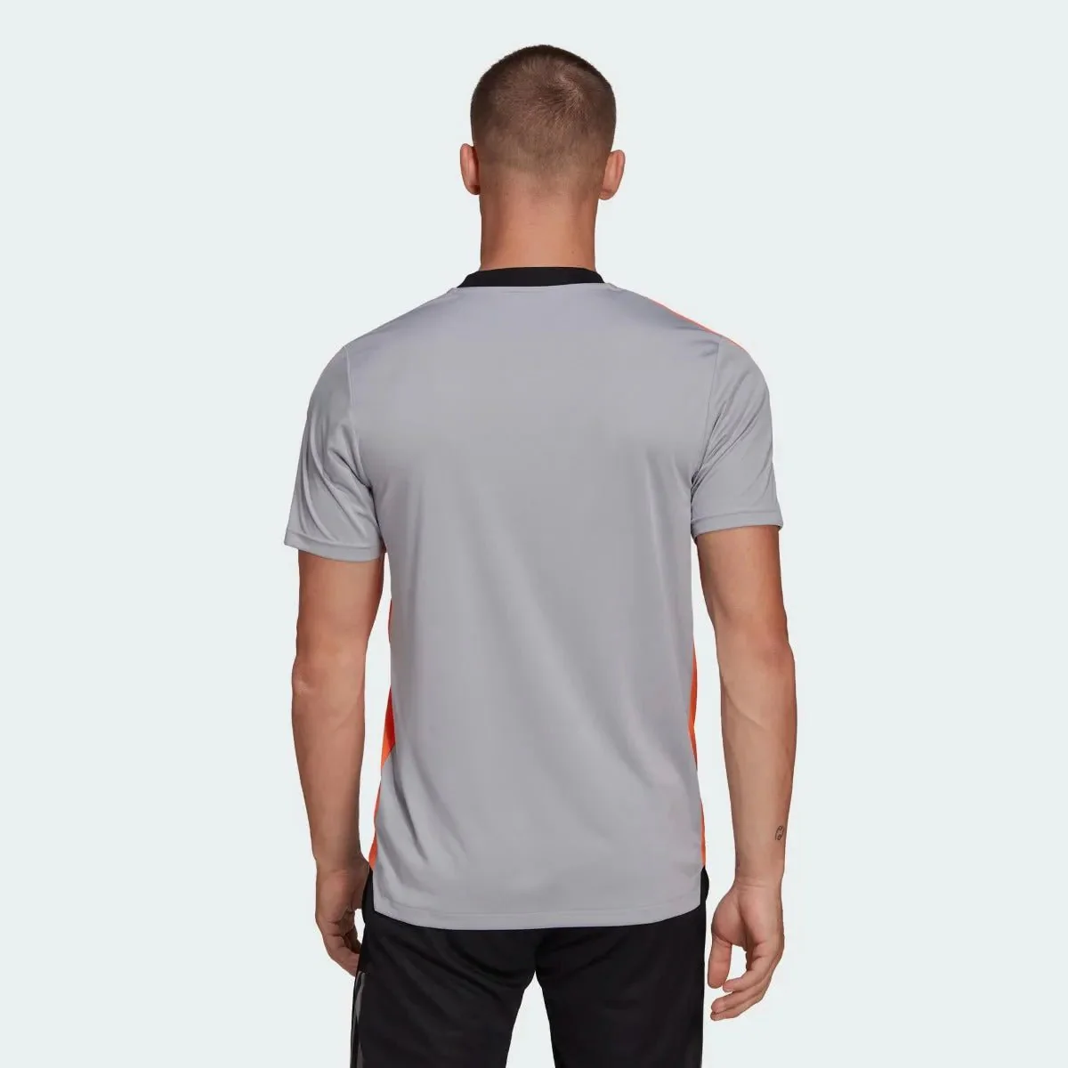 Adidas 2021-22 Juventus Training Jersey - Grey-Orange - Image 4