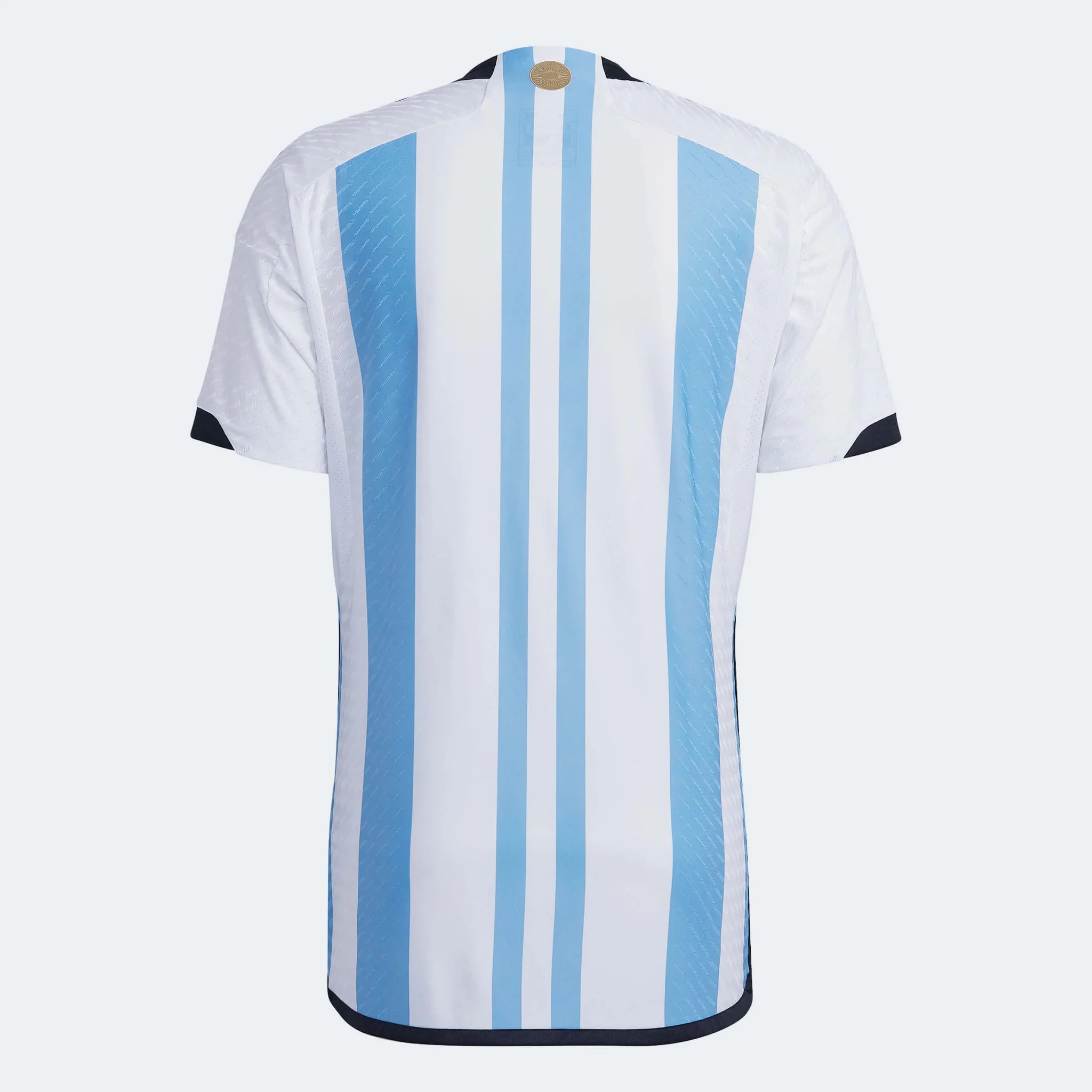 adidas 2022-23 Argentina Authentic Home Jersey - White-Light Blue - Image 2