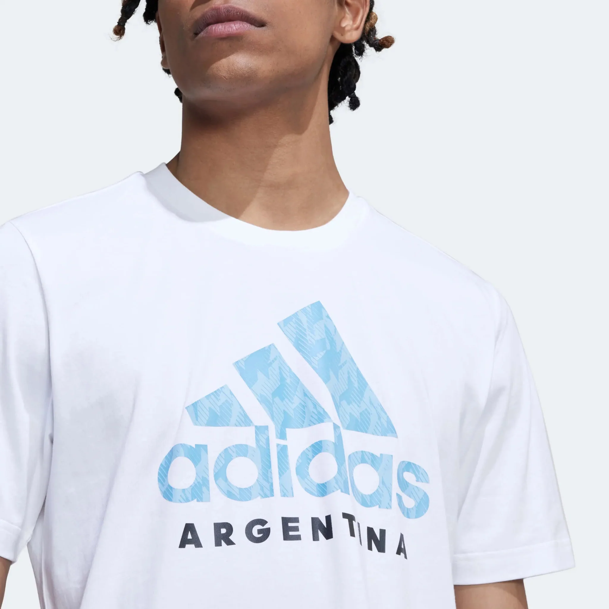 adidas 2022-23 Argentina Graphic Tee White - Image 4