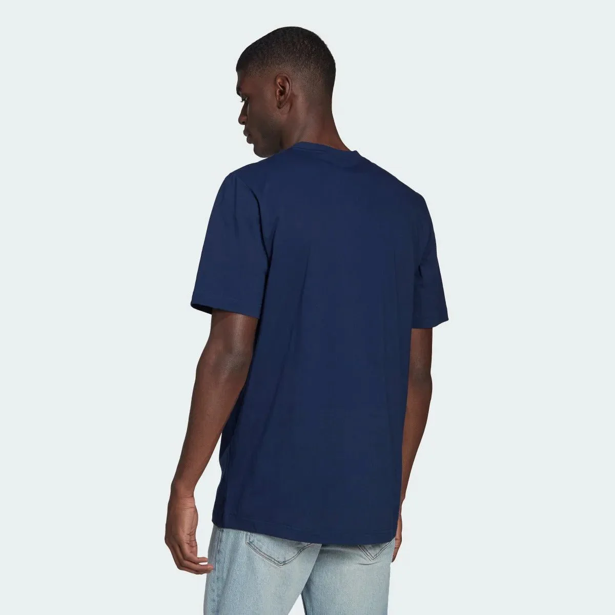 adidas 2022-23 Arsenal Graphic Tee - Navy Blue - Image 3