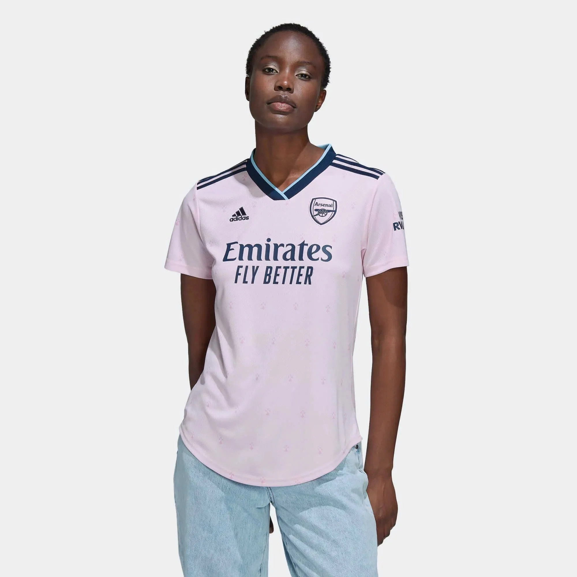 adidas 2022-23 Arsenal Women's Third Jersey - Clear Pink - Image 3