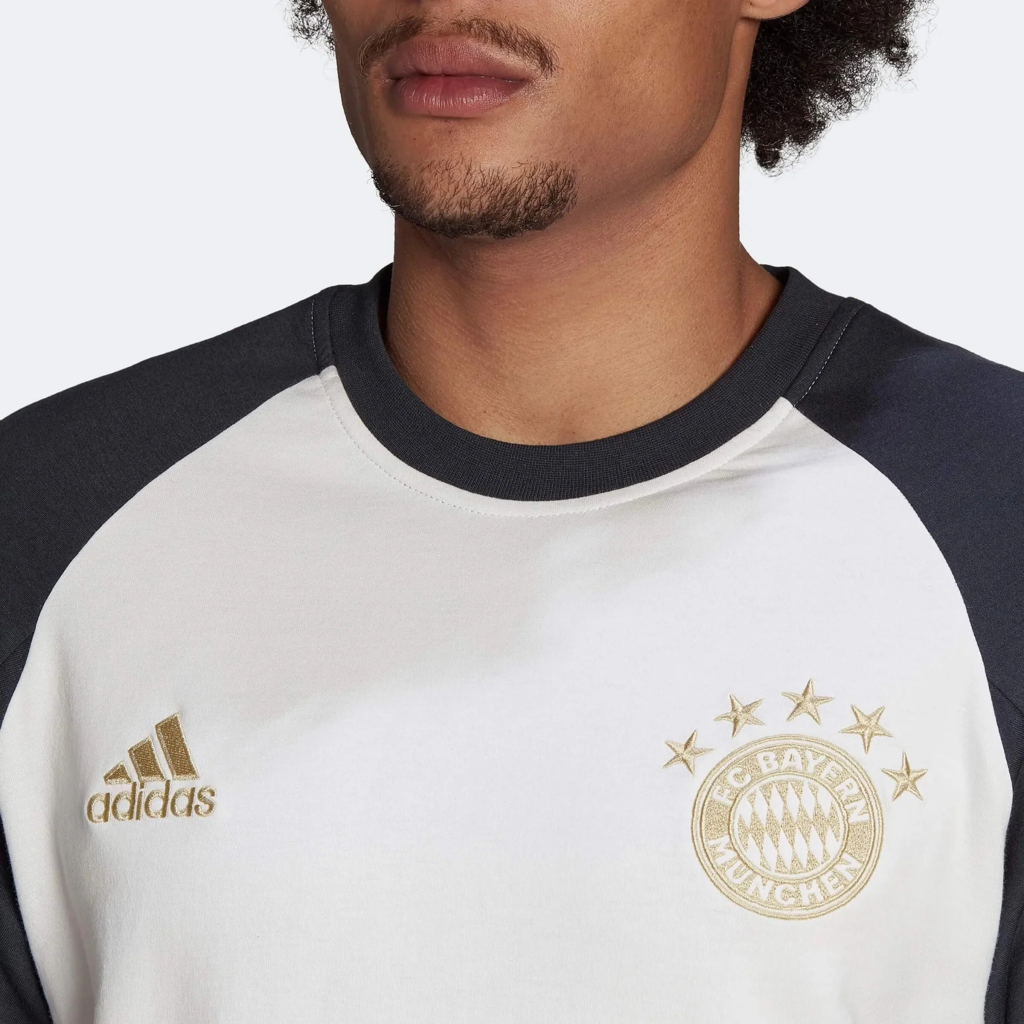 adidas 2022-23 Bayern Munich Travel Tee - White - Image 4