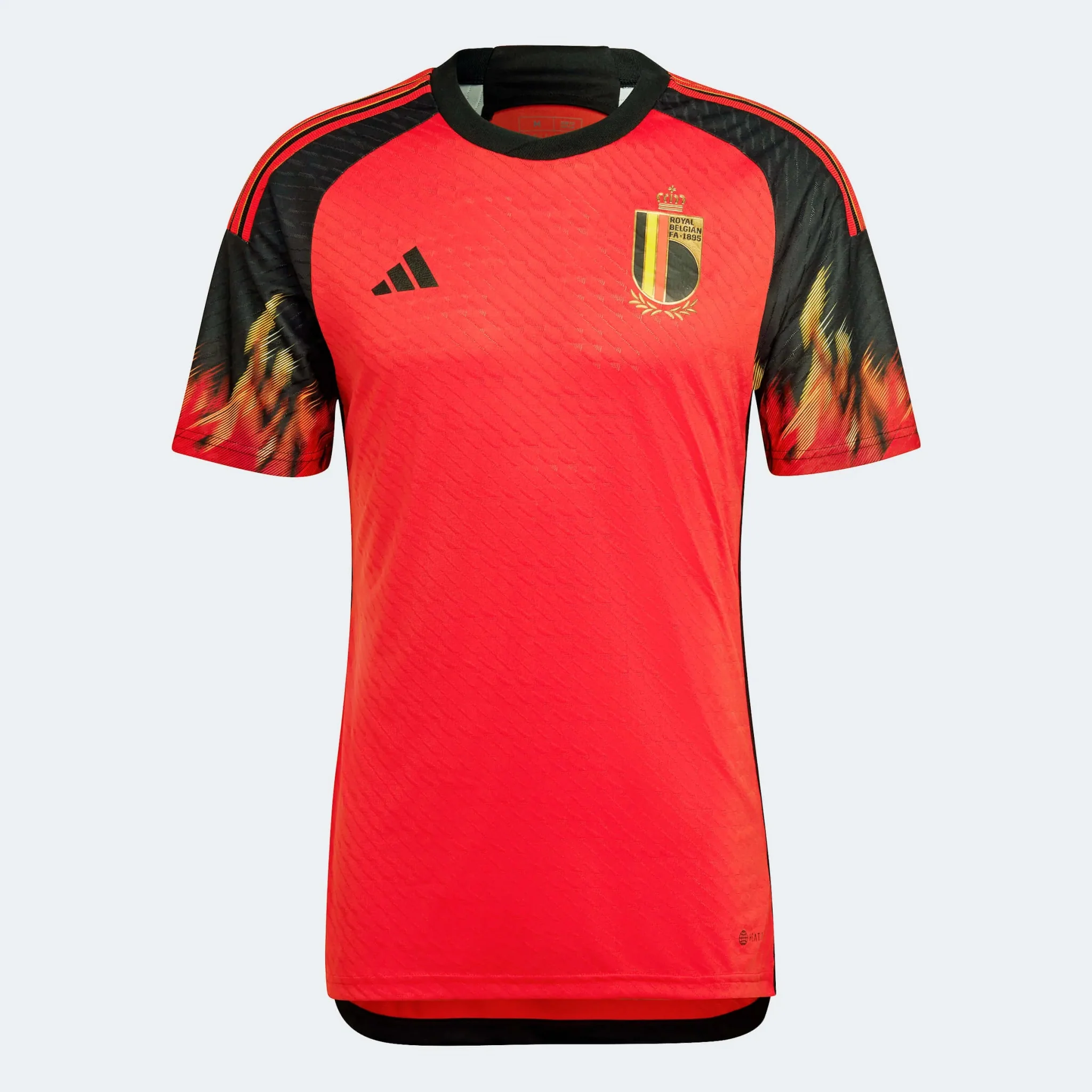 adidas 2022-23 Belgium Authentic Home Jersey - Red-Black