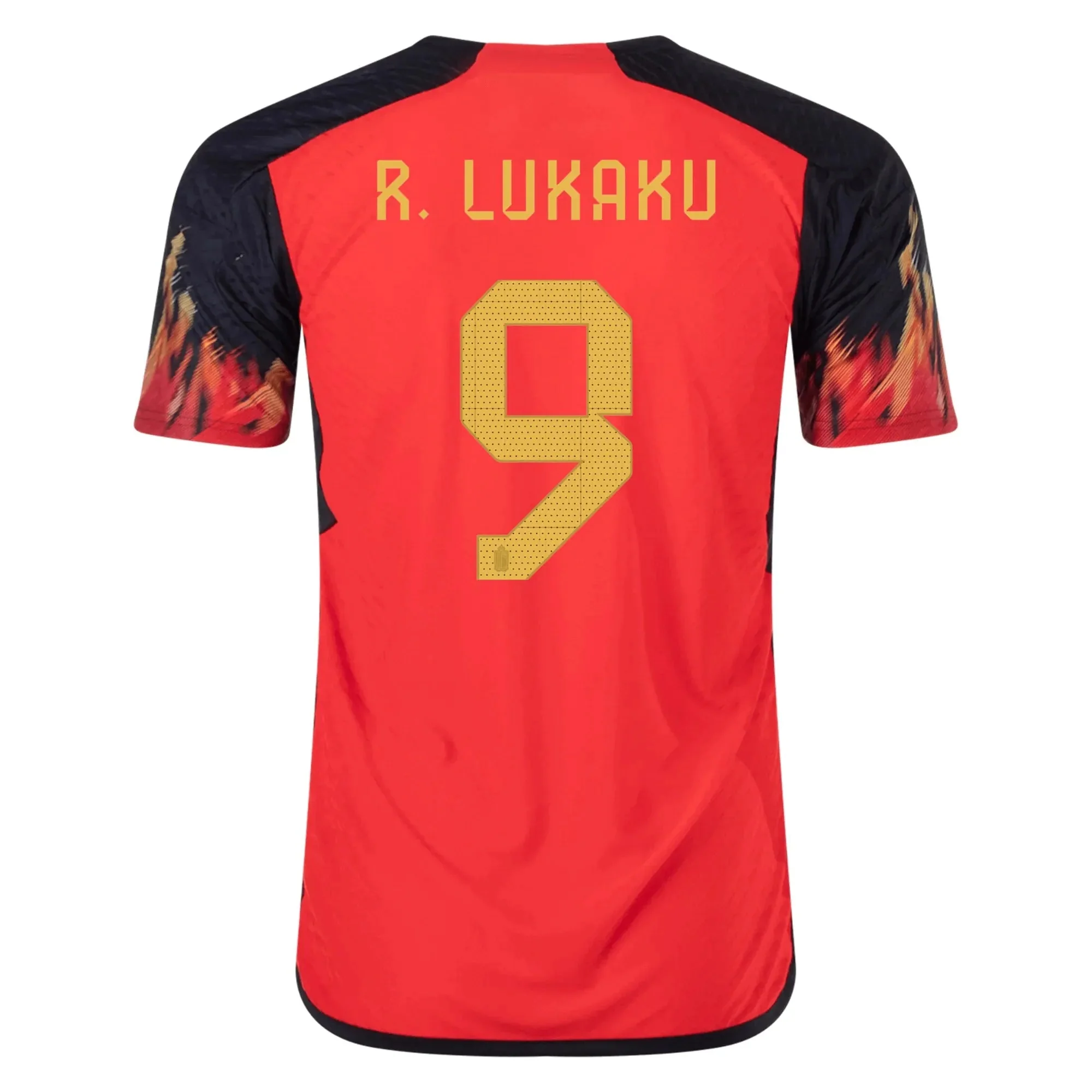 adidas 2022-23 Belgium Authentic Home Jersey - Red-Black - Image 4