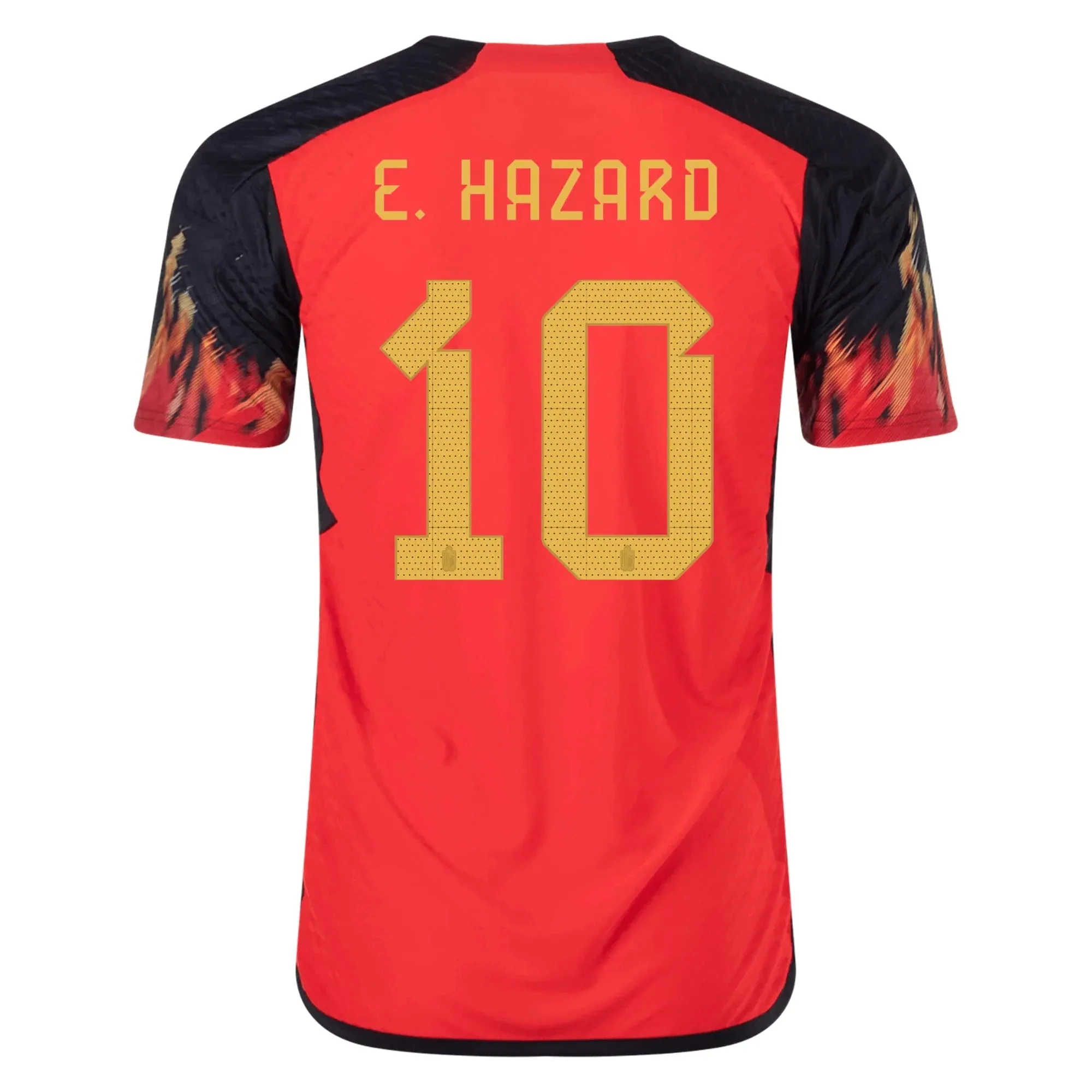 adidas 2022-23 Belgium Authentic Home Jersey - Red-Black - Image 5