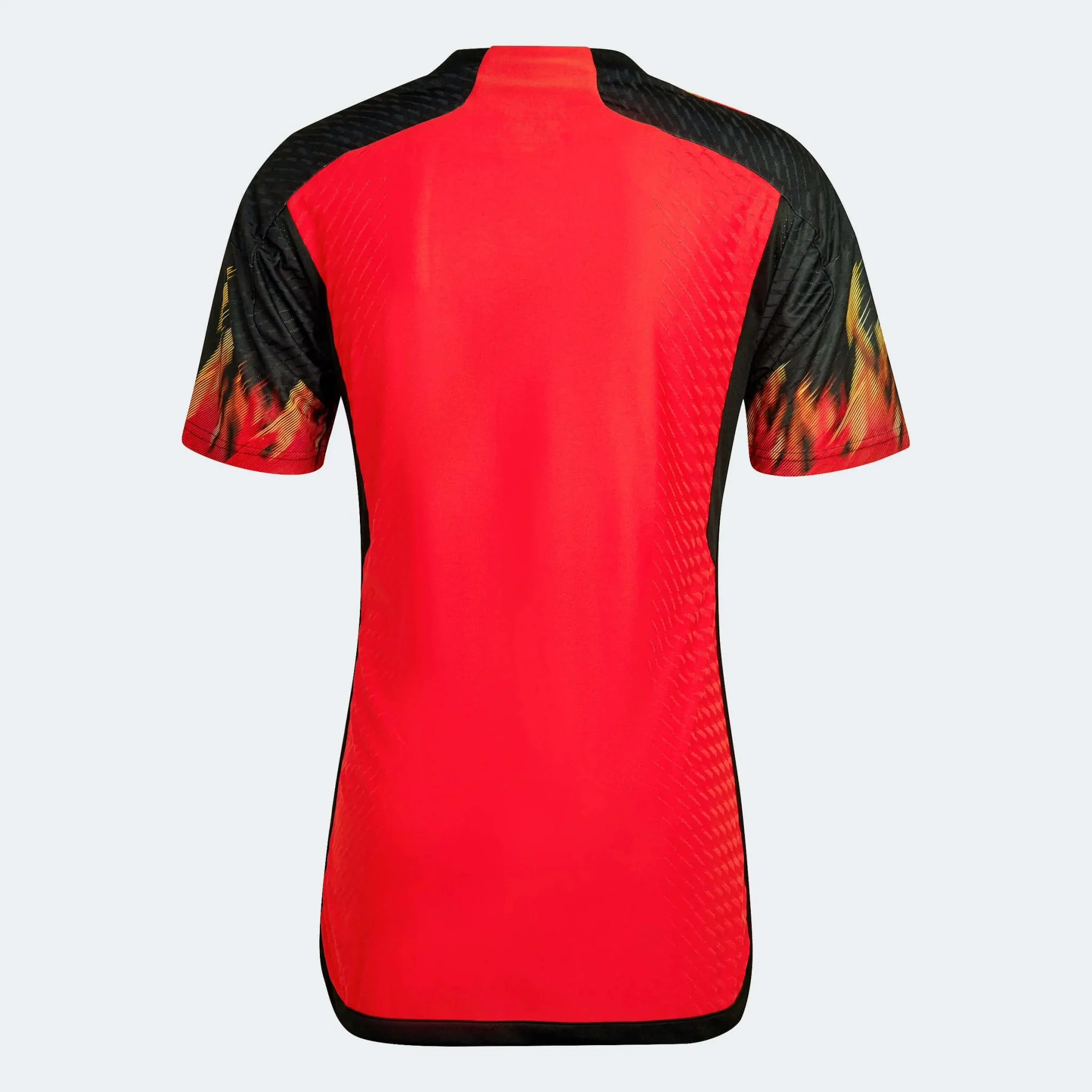 adidas 2022-23 Belgium Authentic Home Jersey - Red-Black - Image 6