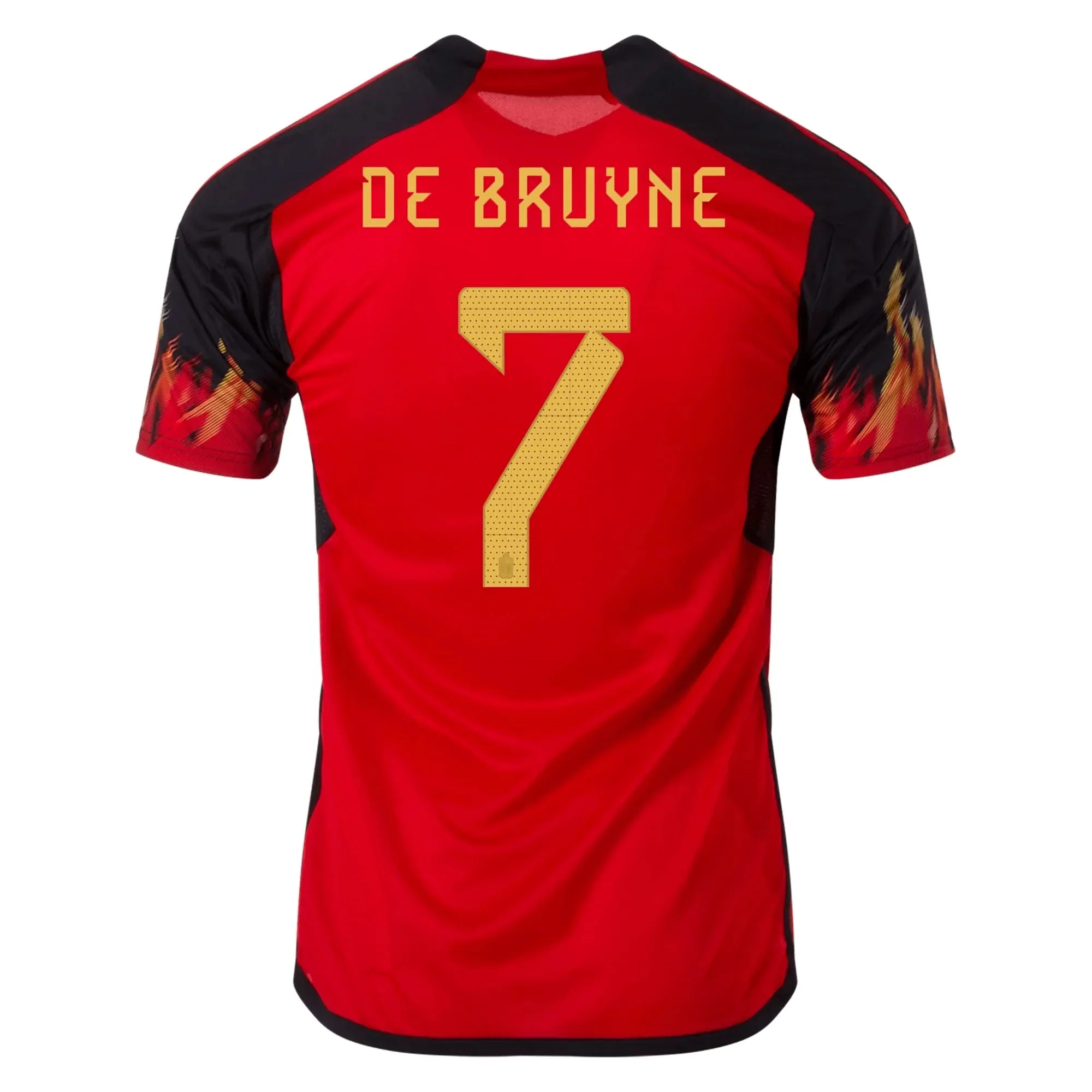 adidas 2022-23 Belgium Home Jersey - Red-Black - Image 12