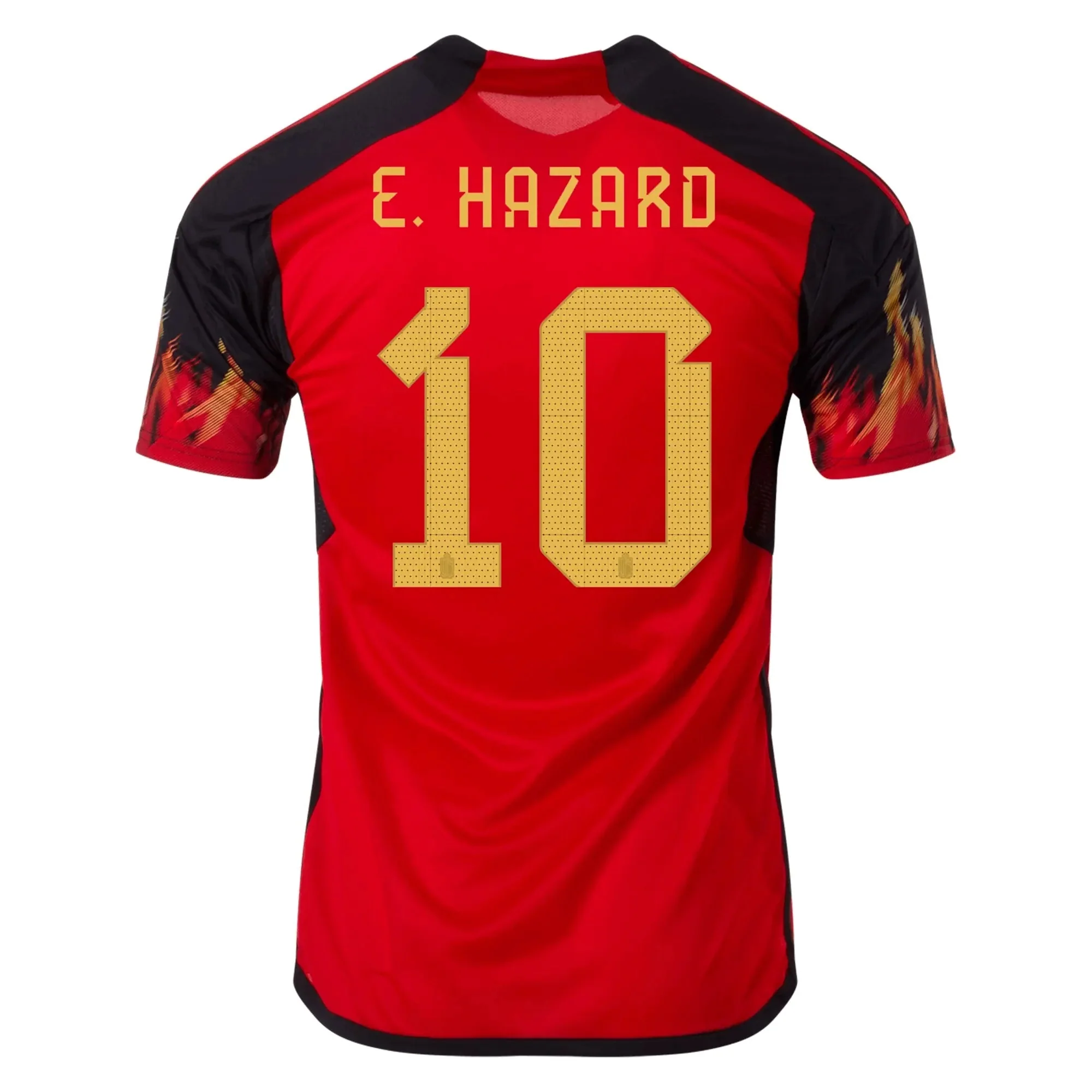 adidas 2022-23 Belgium Home Jersey - Red-Black - Image 4