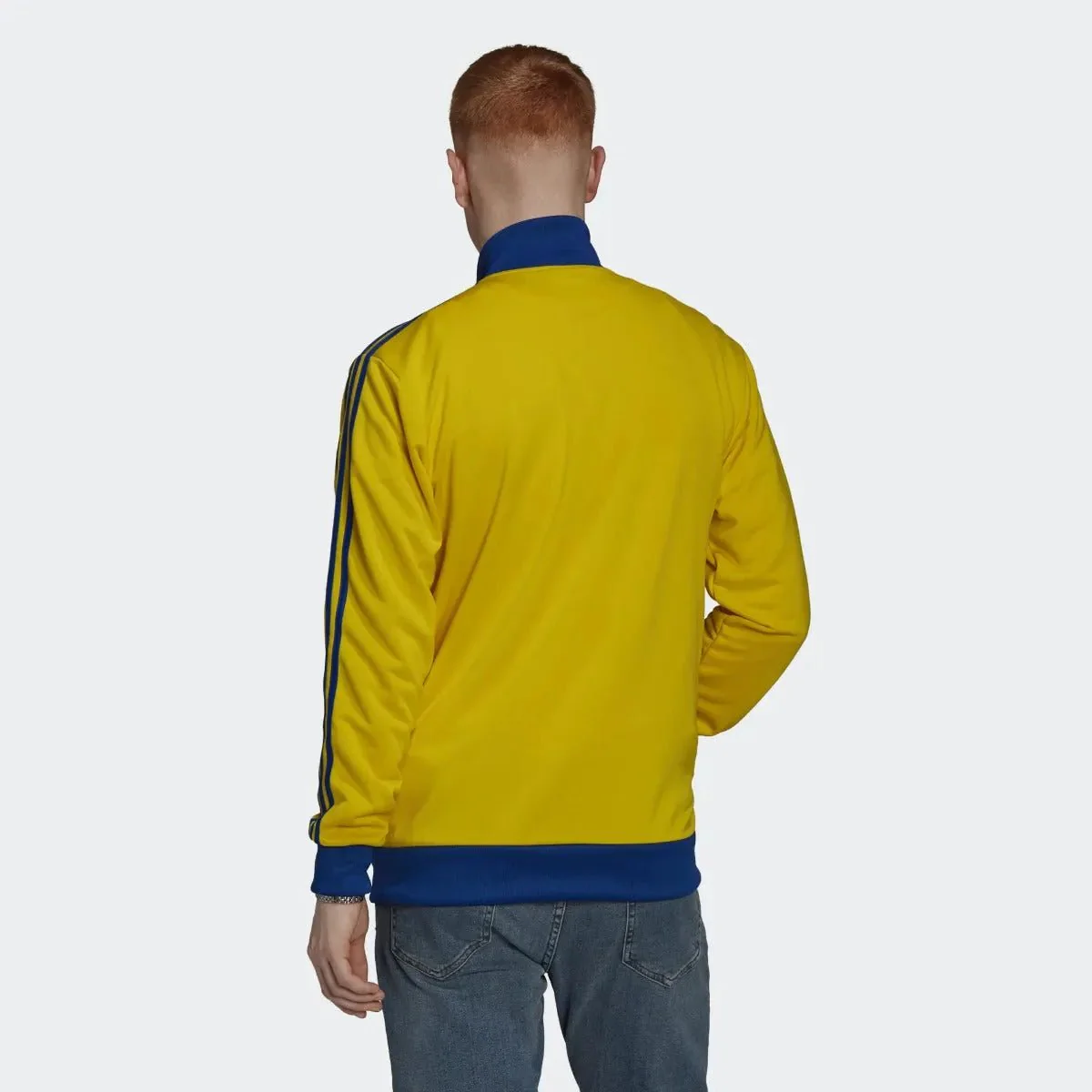 adidas 2022-23 Boca Juniors Track Jacket - Yellow-Blue - Image 3