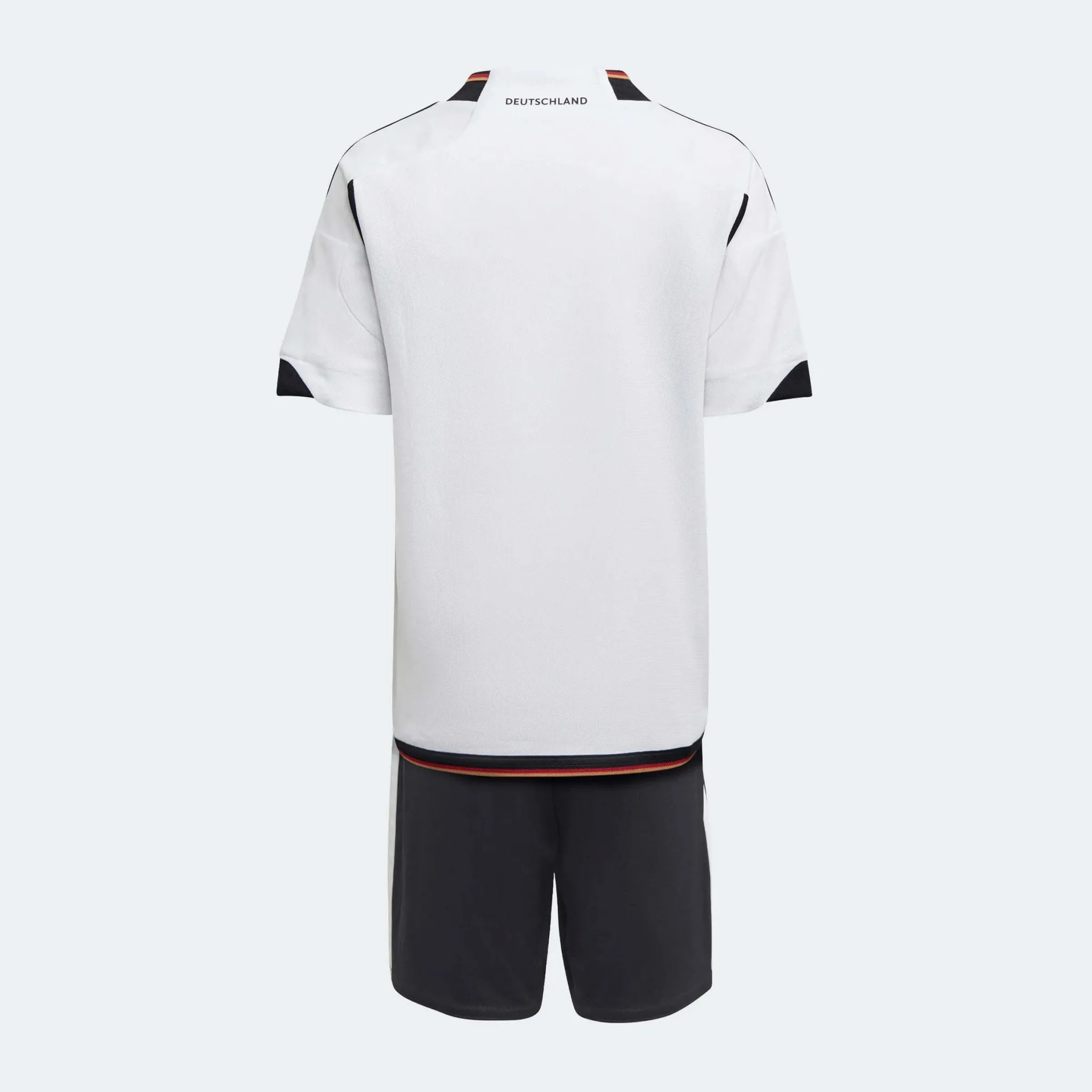 adidas 2022-23 Germany Home Mini Kit White-Black - Image 2