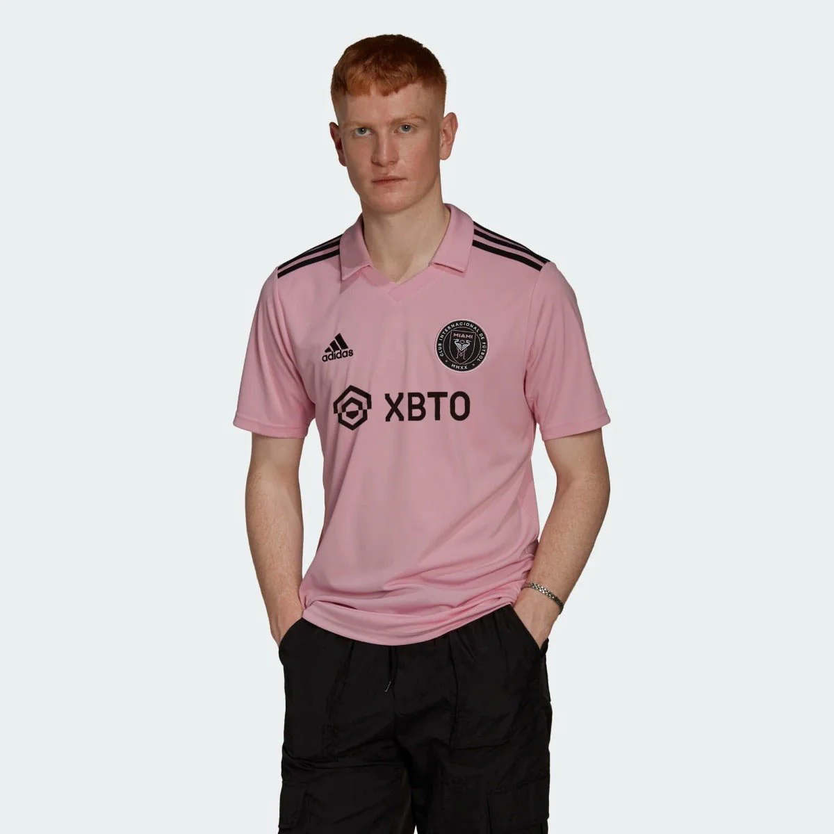 adidas 2022-23 Inter Miami CF Home Jersey - True Pink-Black - Image 3