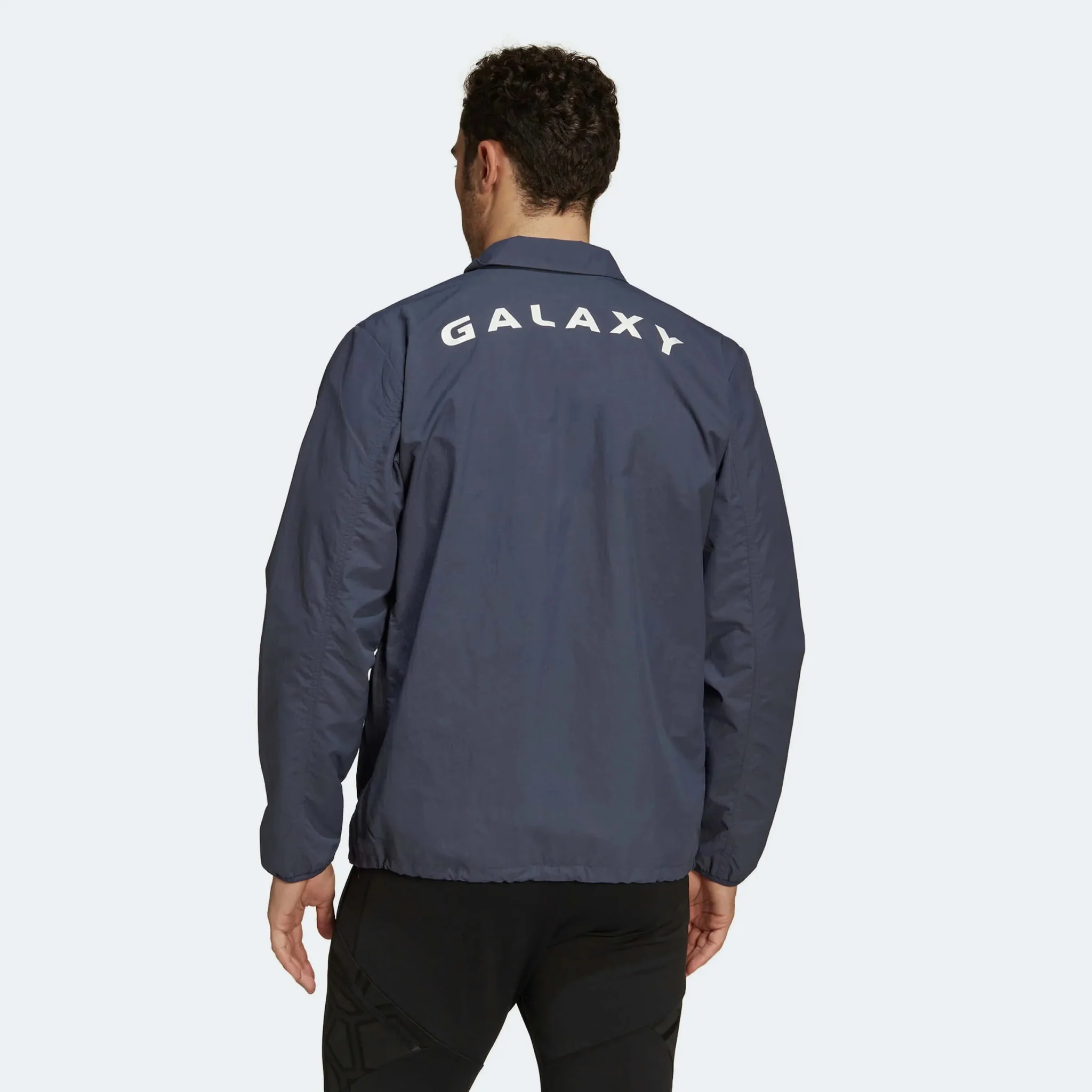 adidas 2022-23 LA Galaxy Anthem Jacket - Shadow Navy - Image 3