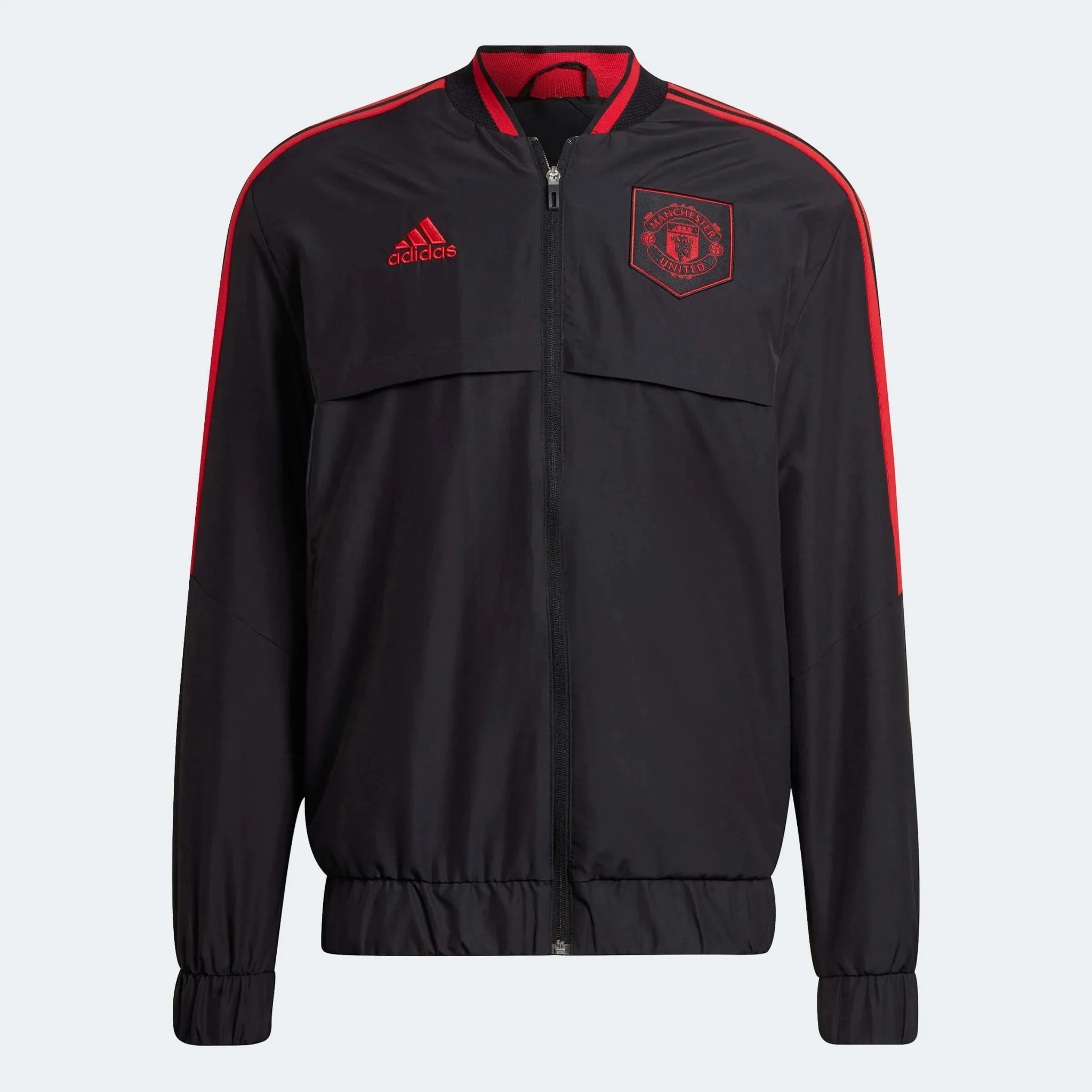 Adidas 2022-23 Manchester United Anthem Jacket - Black
