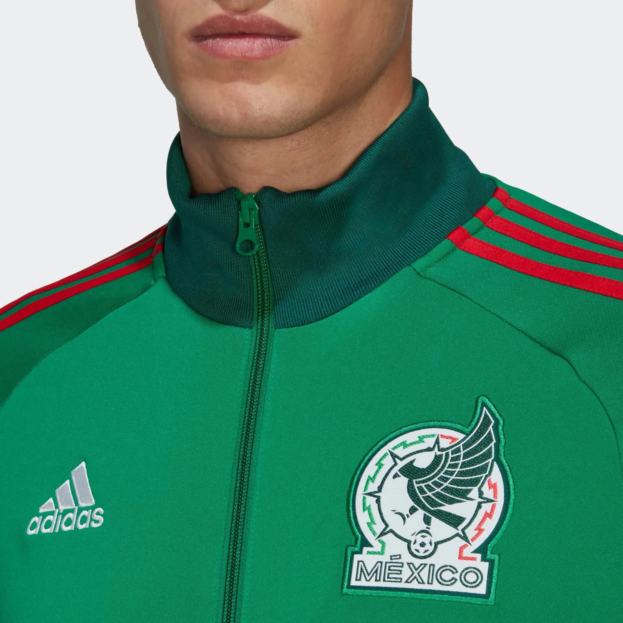 adidas 2022-23 Mexico 3-Stripes Track Top - Image 4