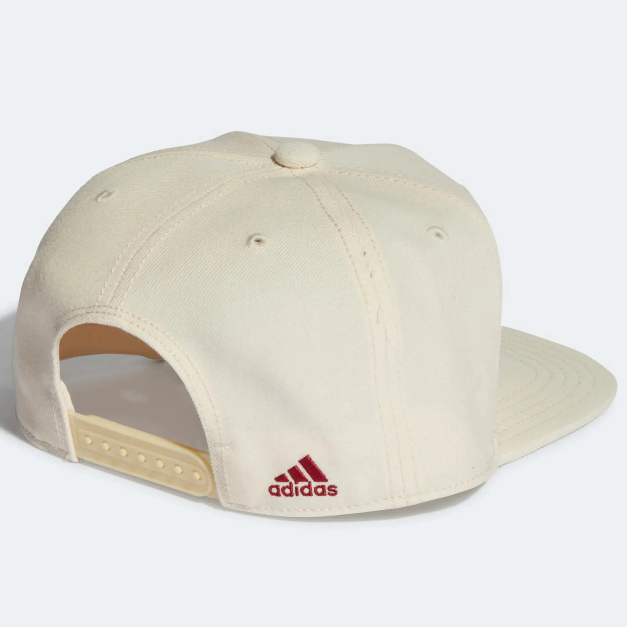 adidas 2022-23 Mexico Away Snapback Cap - Wonder White-Burgundy - Image 2