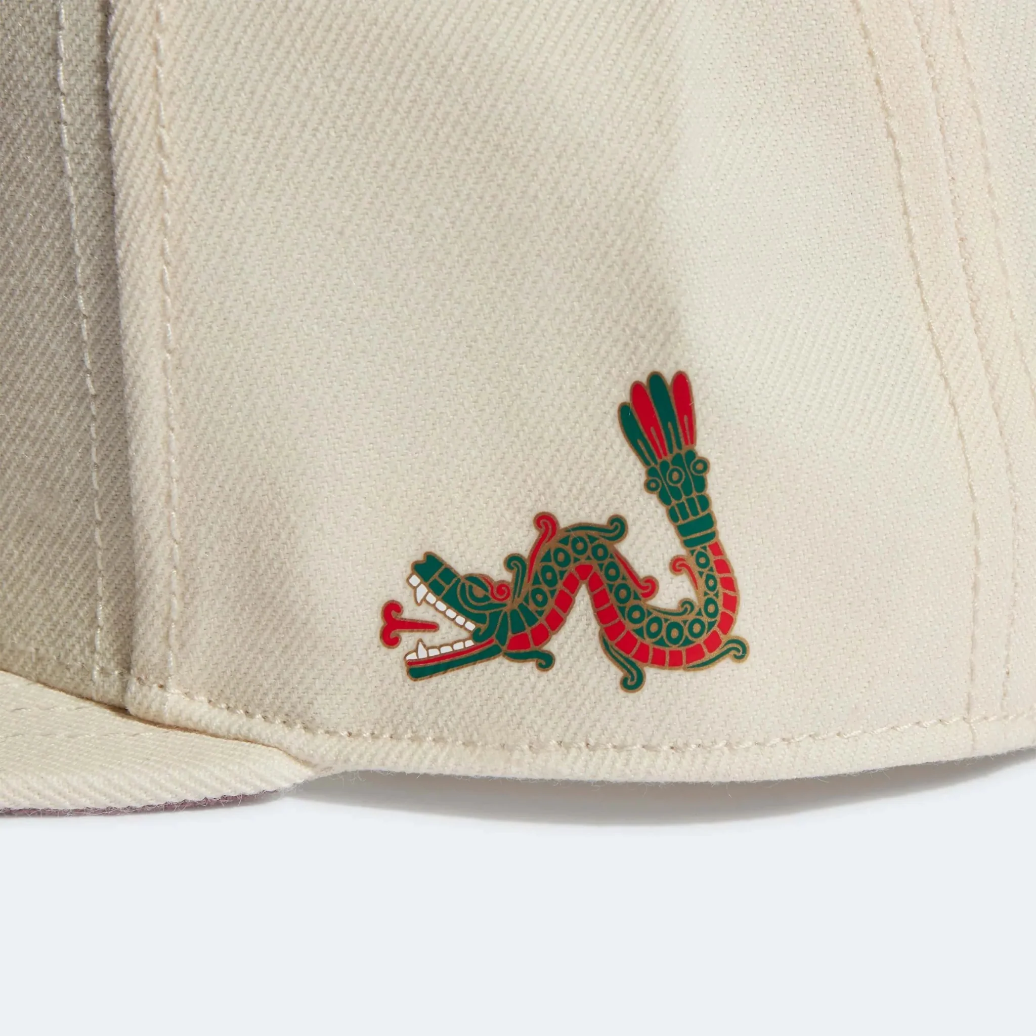 adidas 2022-23 Mexico Away Snapback Cap - Wonder White-Burgundy - Image 4
