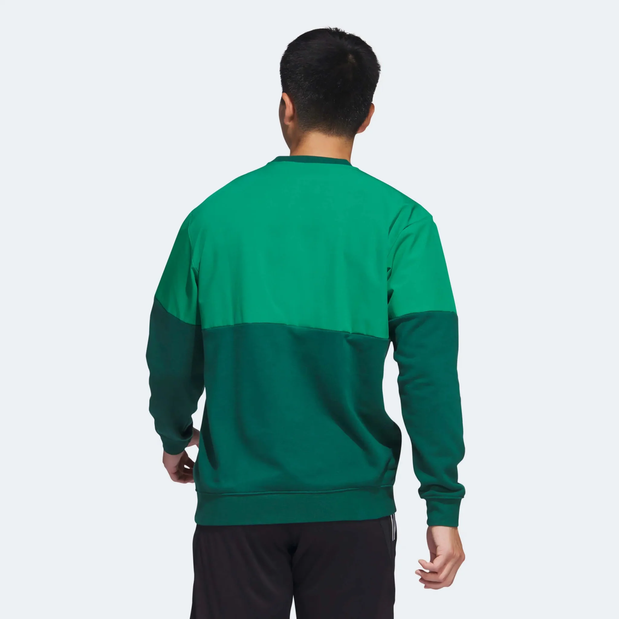 adidas 2022-23 Mexico Crew Sweatshirt - Green - Image 4