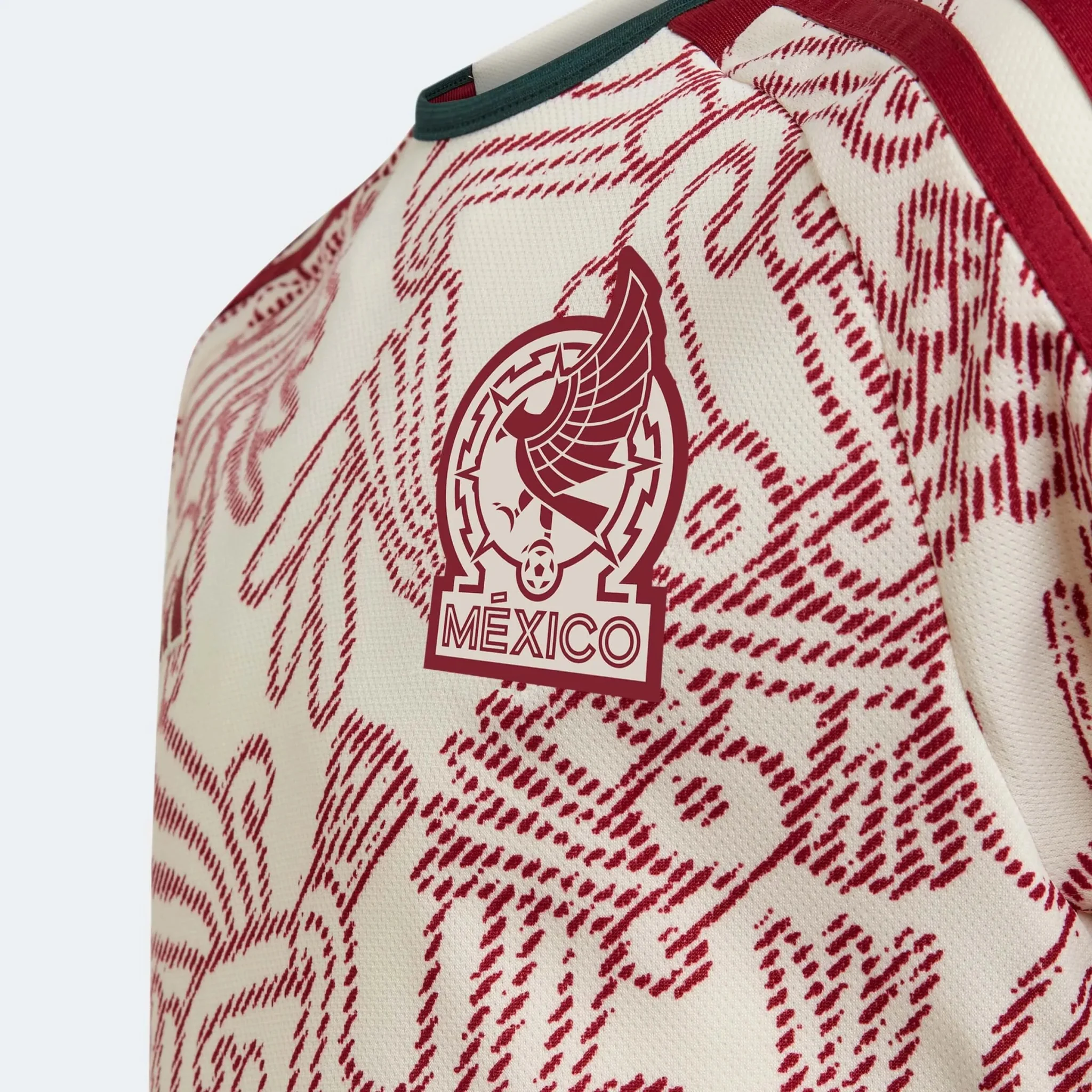 adidas 2022-23 Mexico Youth Away Jersey - Image 3