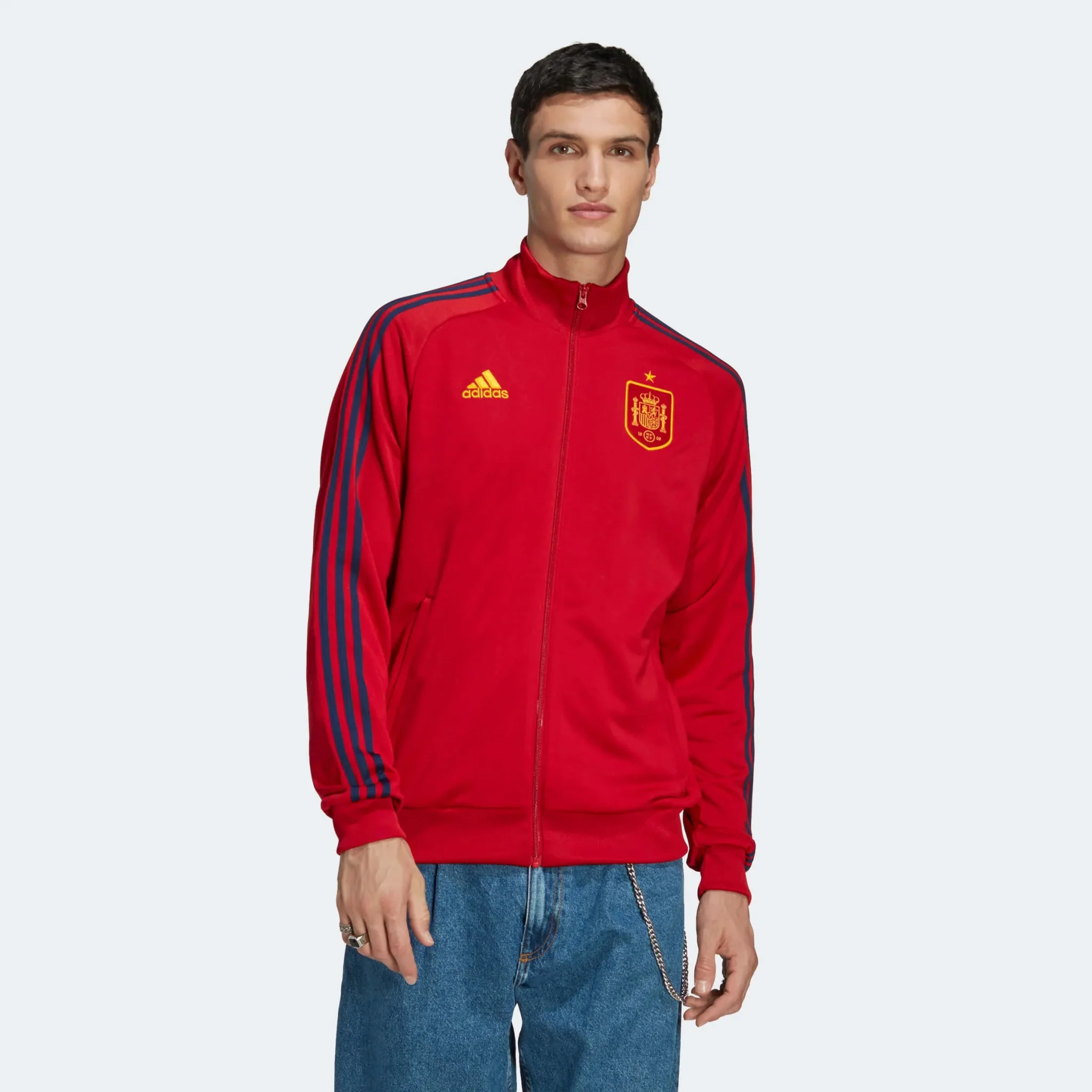 adidas 2022-23 Spain DNA Track Top - Power Red - Image 2