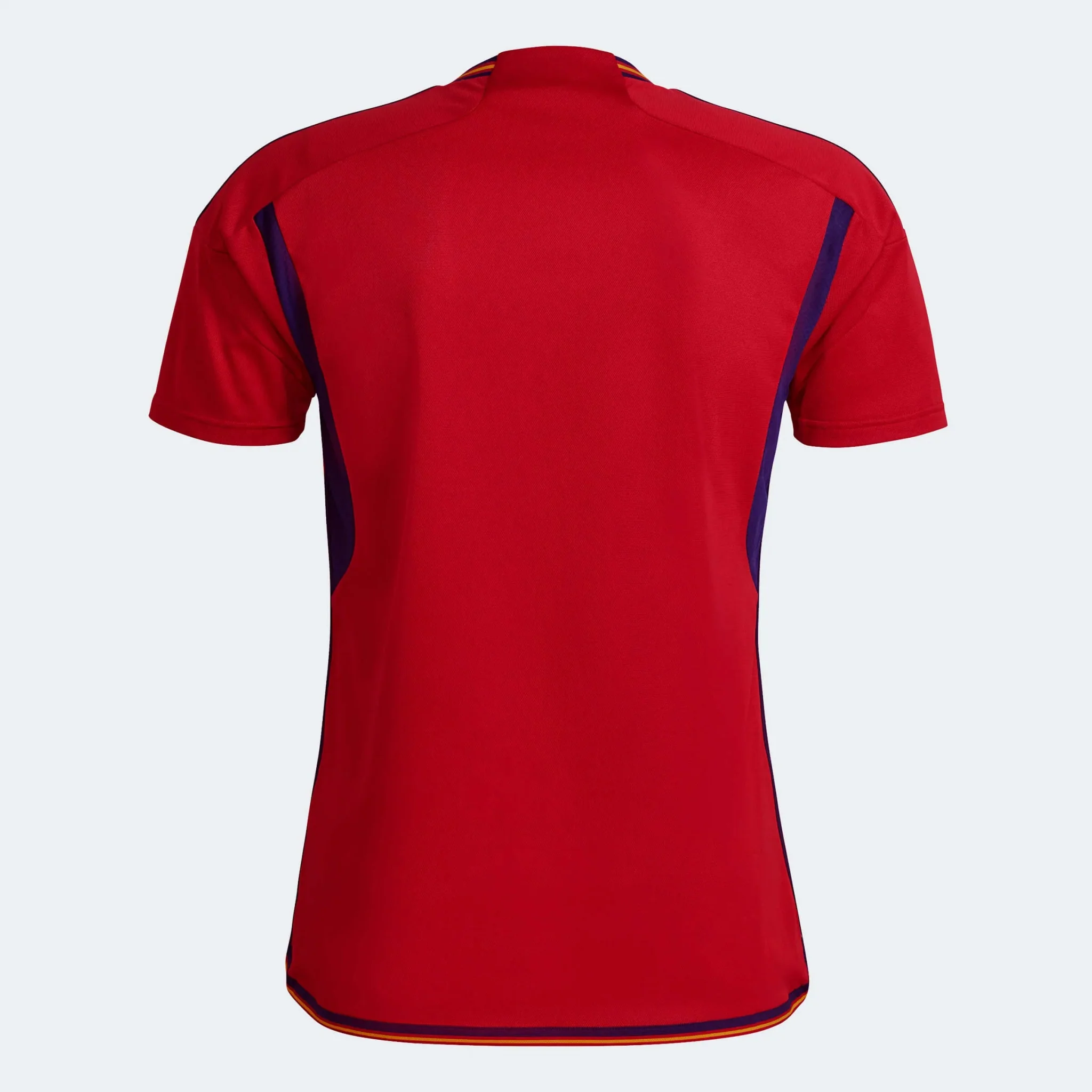 adidas 2022-23 Spain Home Jersey Red-Navy - Image 2