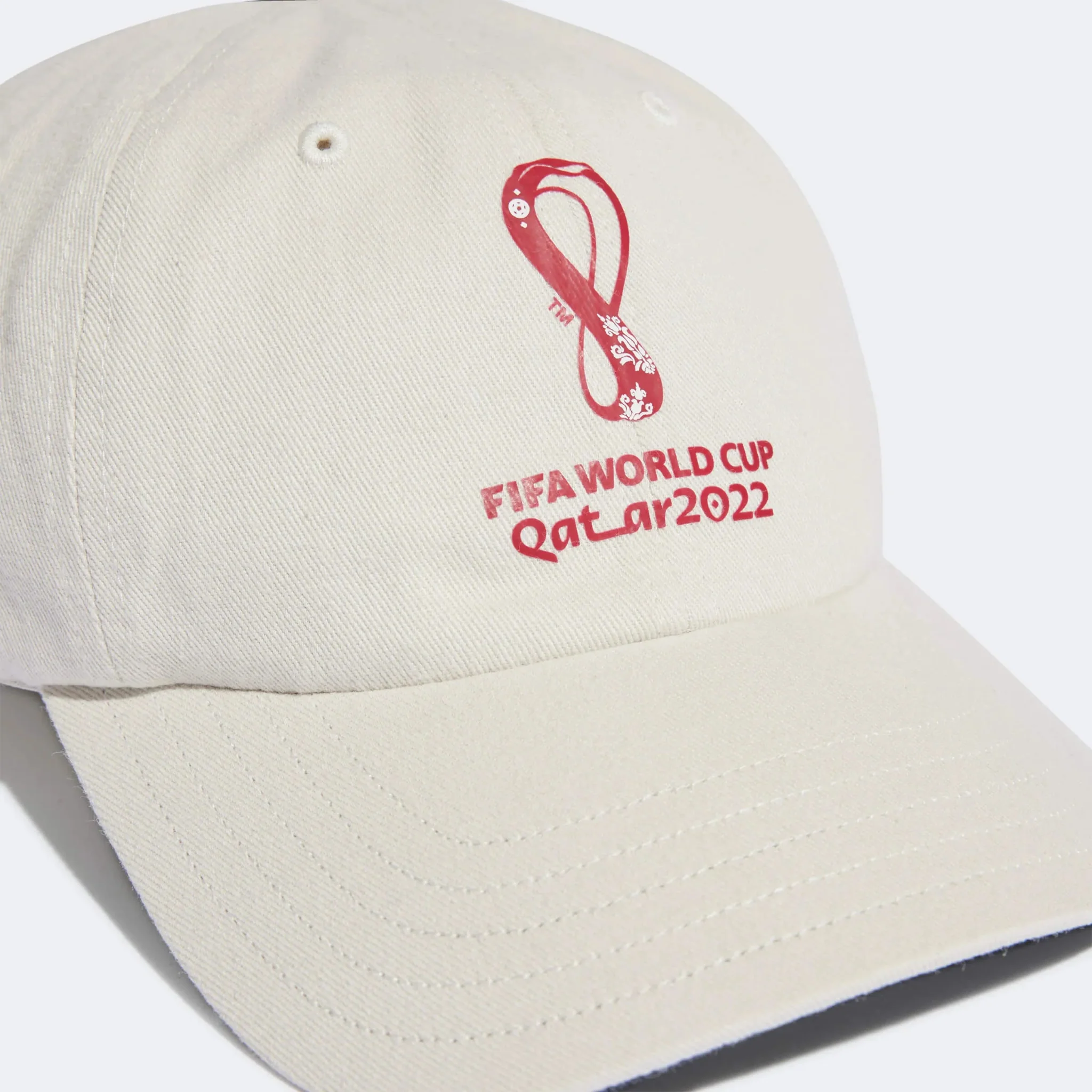 adidas 2022 FIFA World Cup Emblem Cap - Talc - Image 3