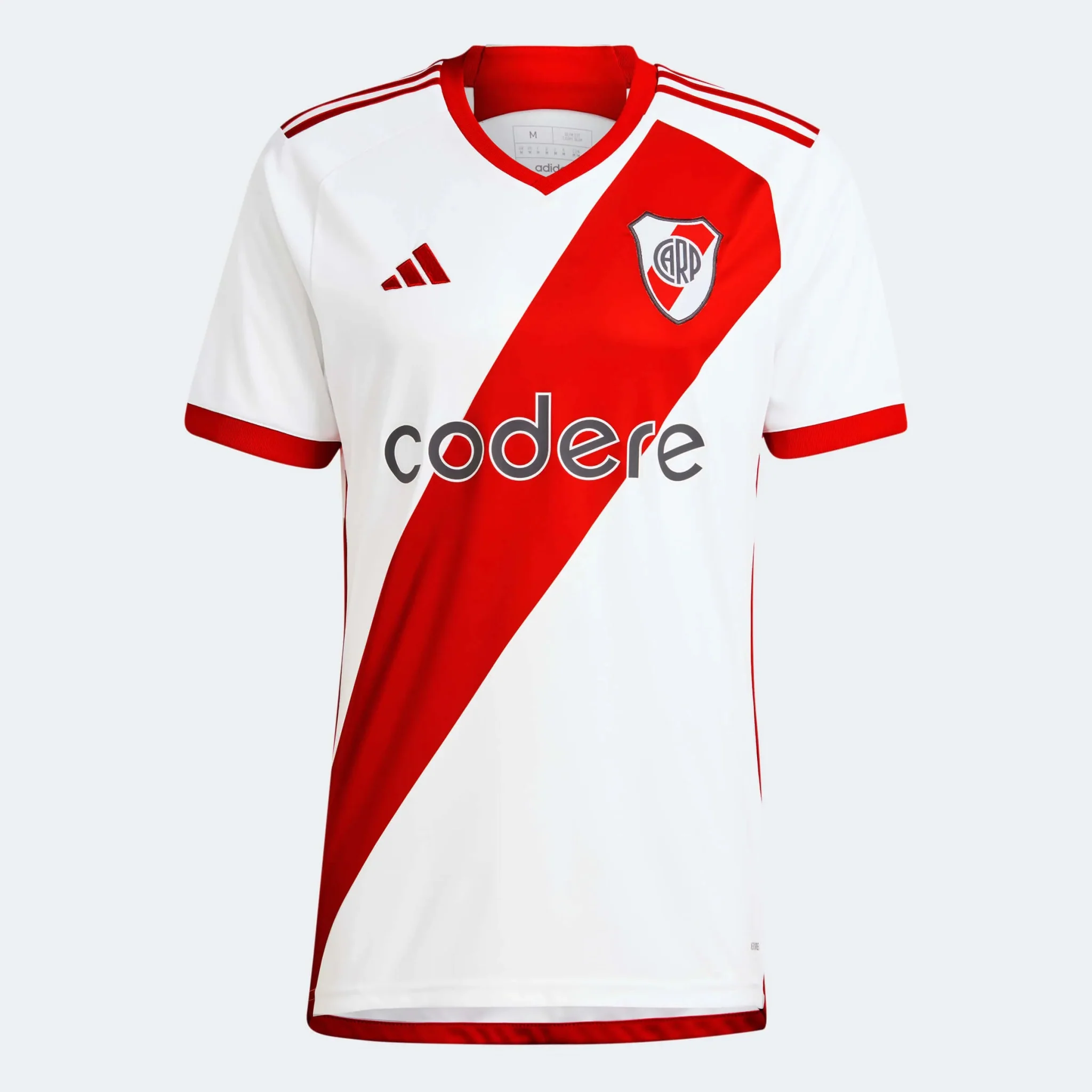 adidas 2023-24 River Plate Men's Stadium Home Jersey