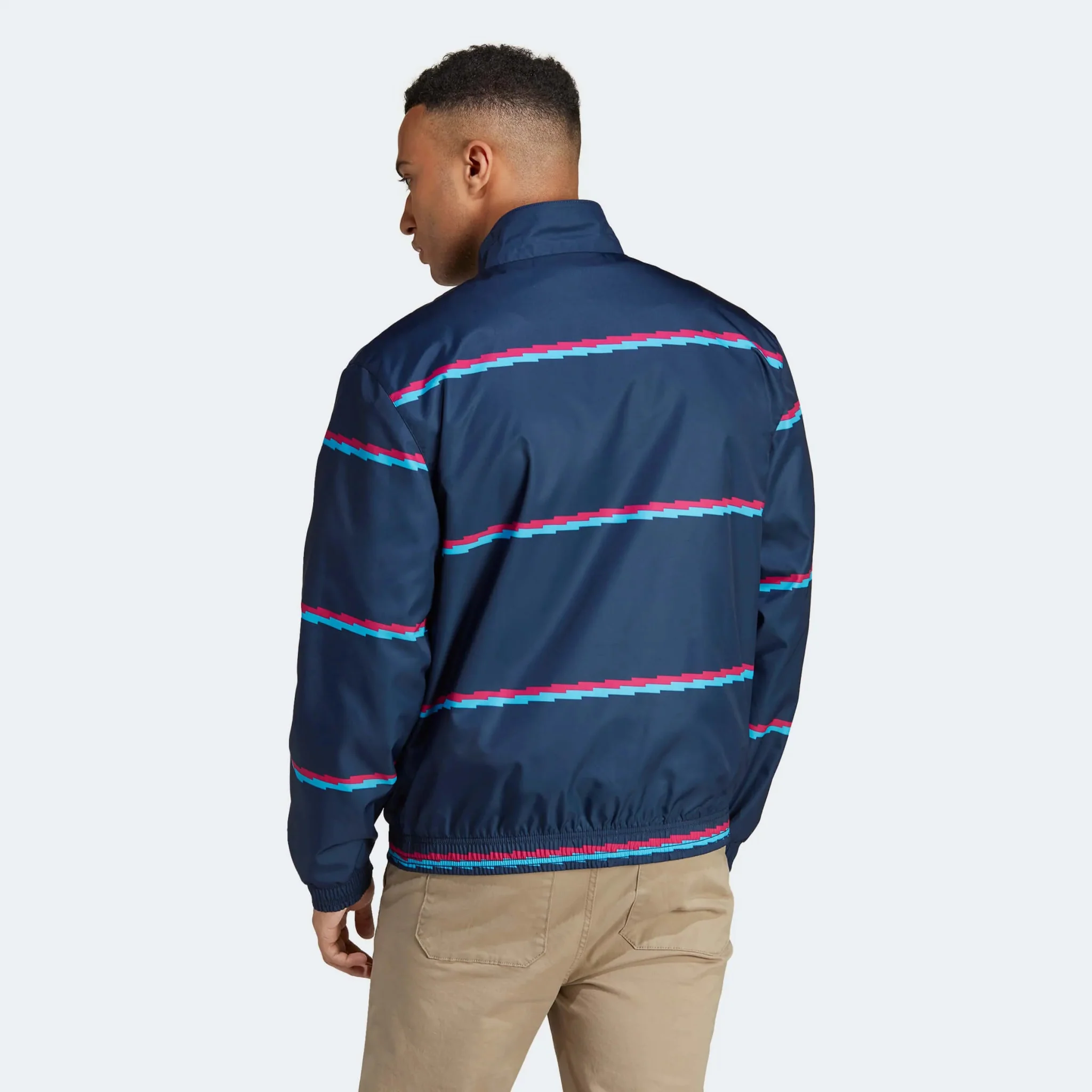 adidas 2023 Arsenal Reversible Anthem Jacket - Sky Rush - Image 4