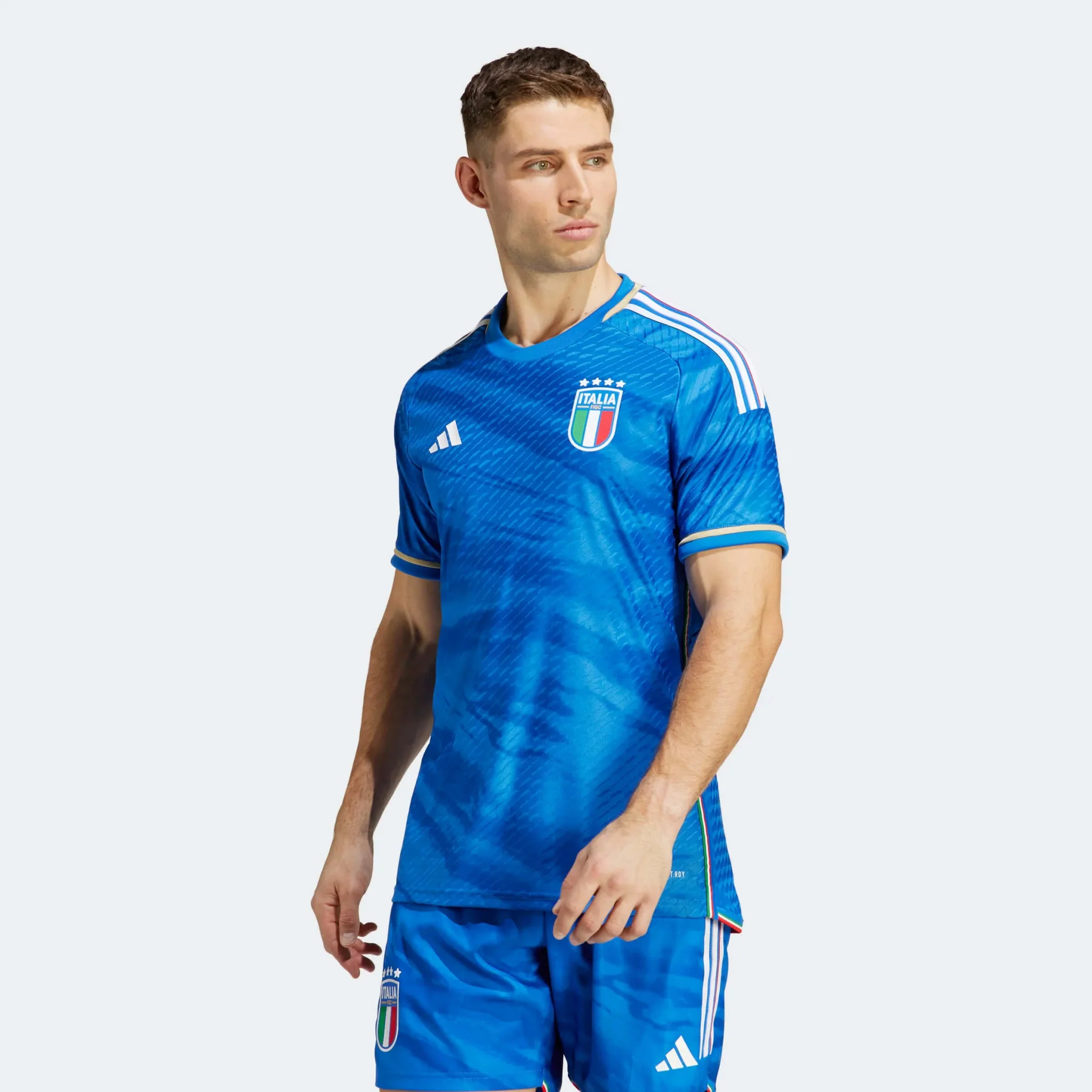 adidas 2023 Italy Authentic Home Jersey - Blue