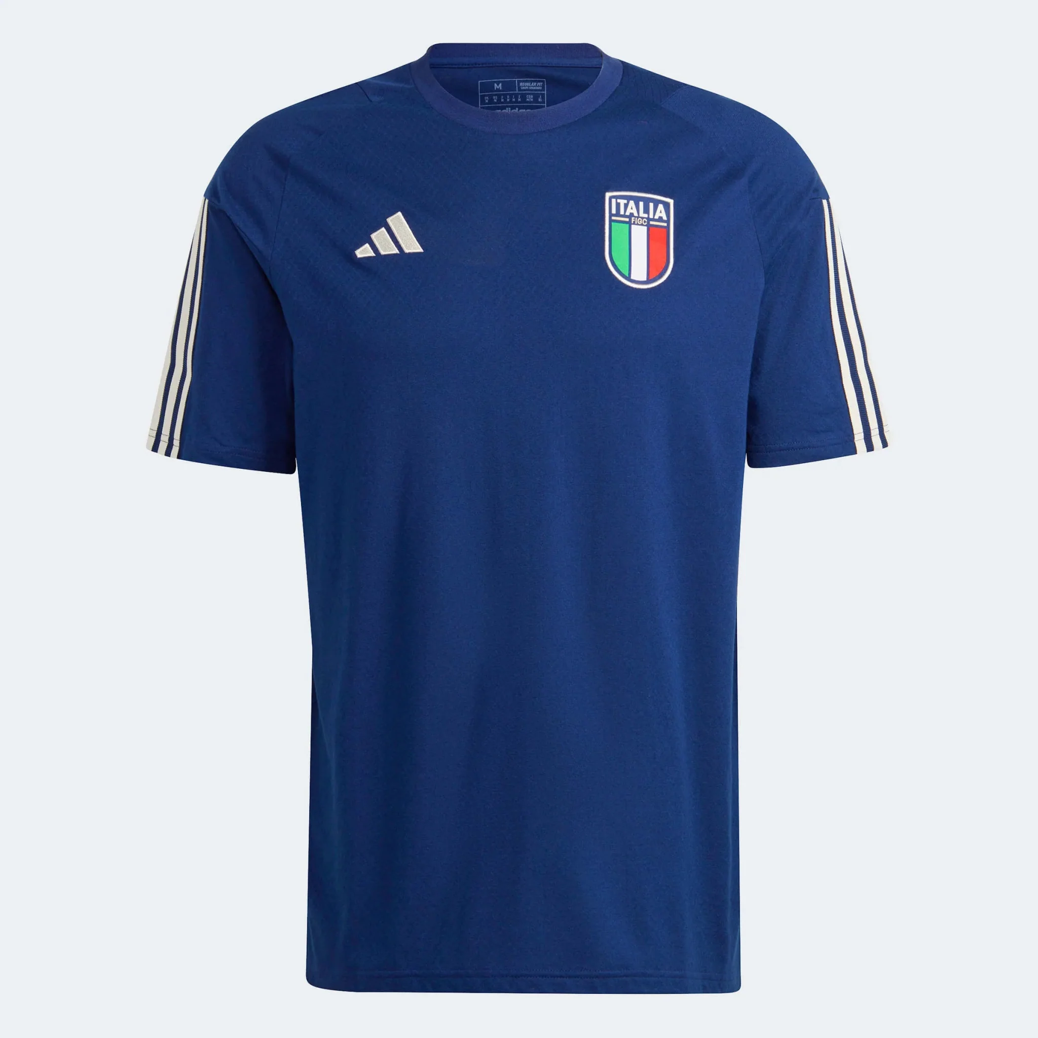 adidas 2023 Italy Cotton Tee - Dark Blue