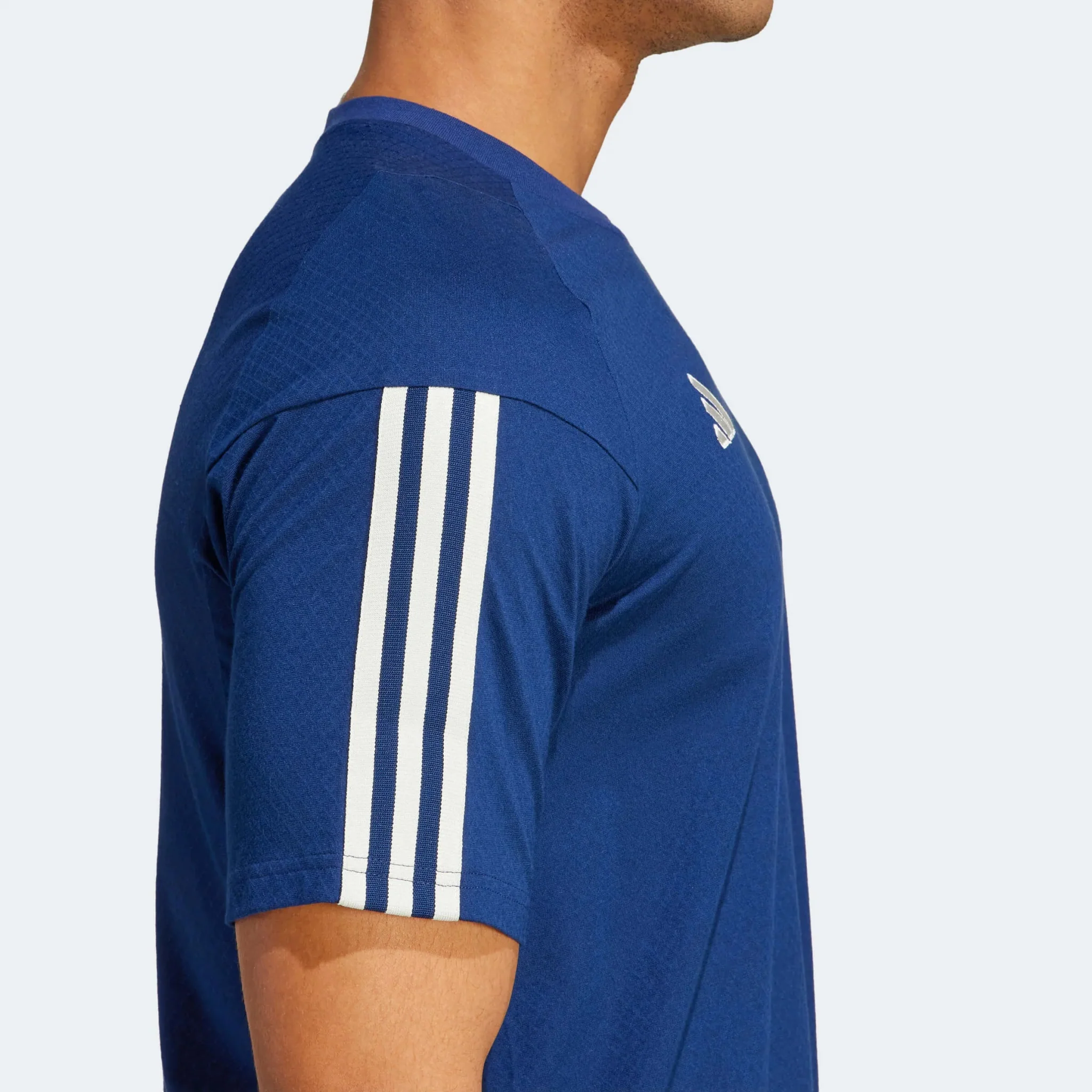 adidas 2023 Italy Cotton Tee - Dark Blue - Image 5