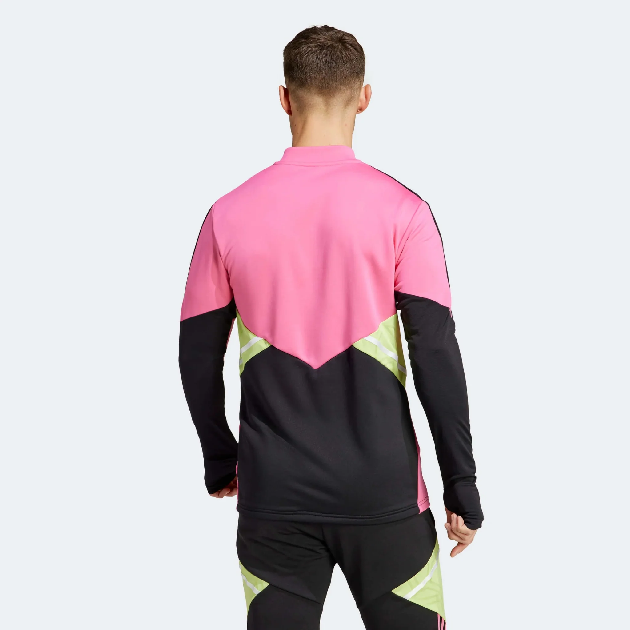 adidas 2023 Juventus Training Top - Pink-Black - Image 3