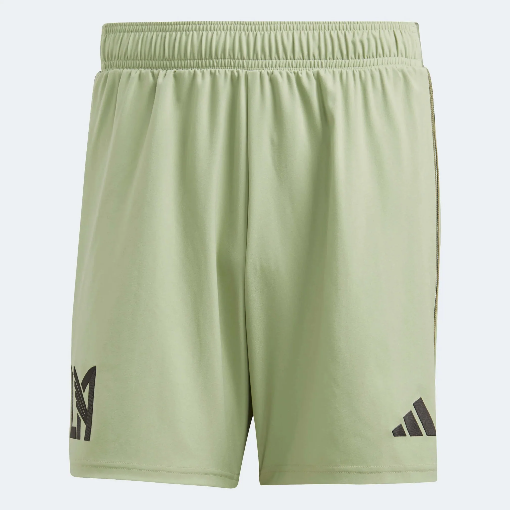 adidas 2023 LAFC Authentic Away Shorts - Magic Lime-Tent Green