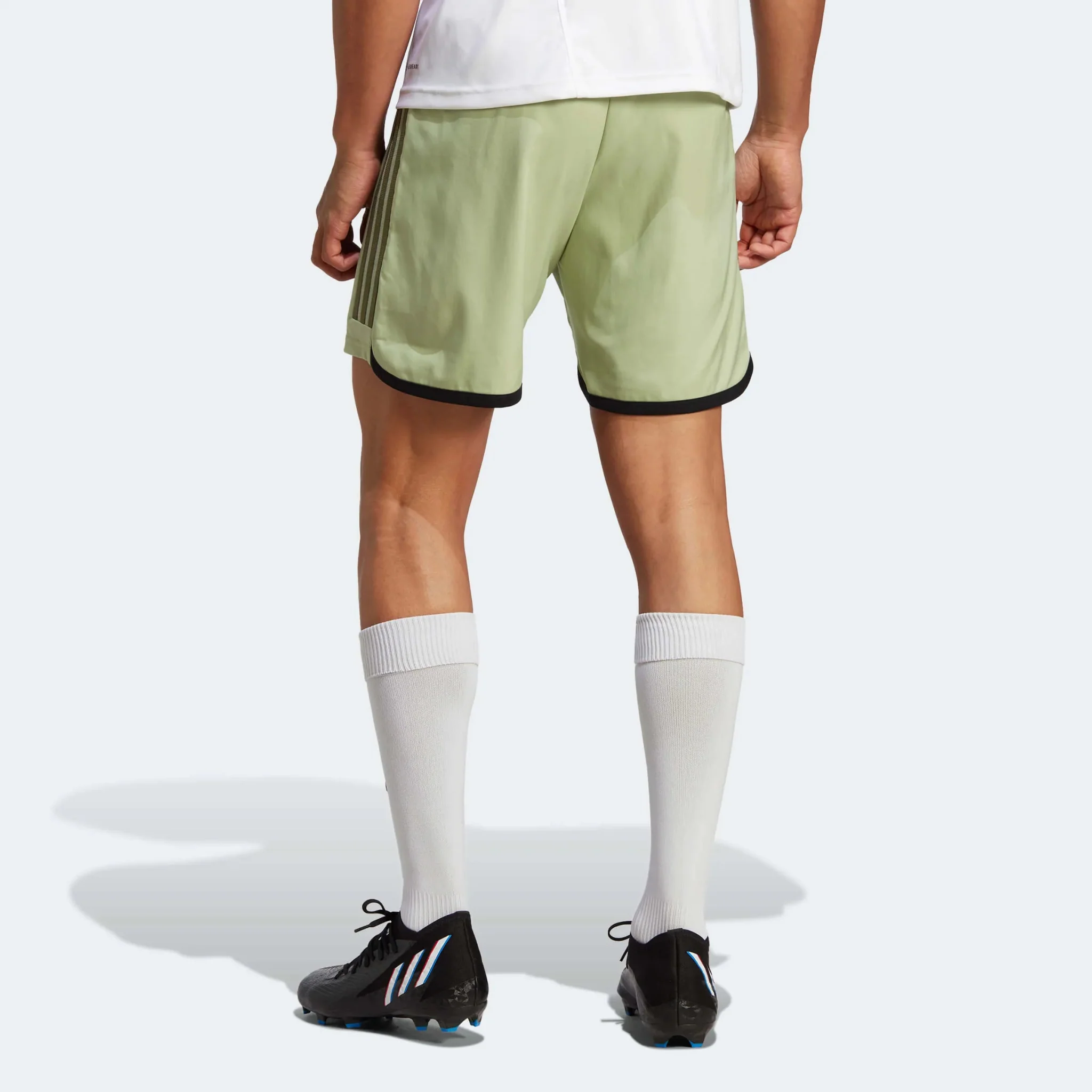 adidas 2023 LAFC Authentic Away Shorts - Magic Lime-Tent Green - Image 4