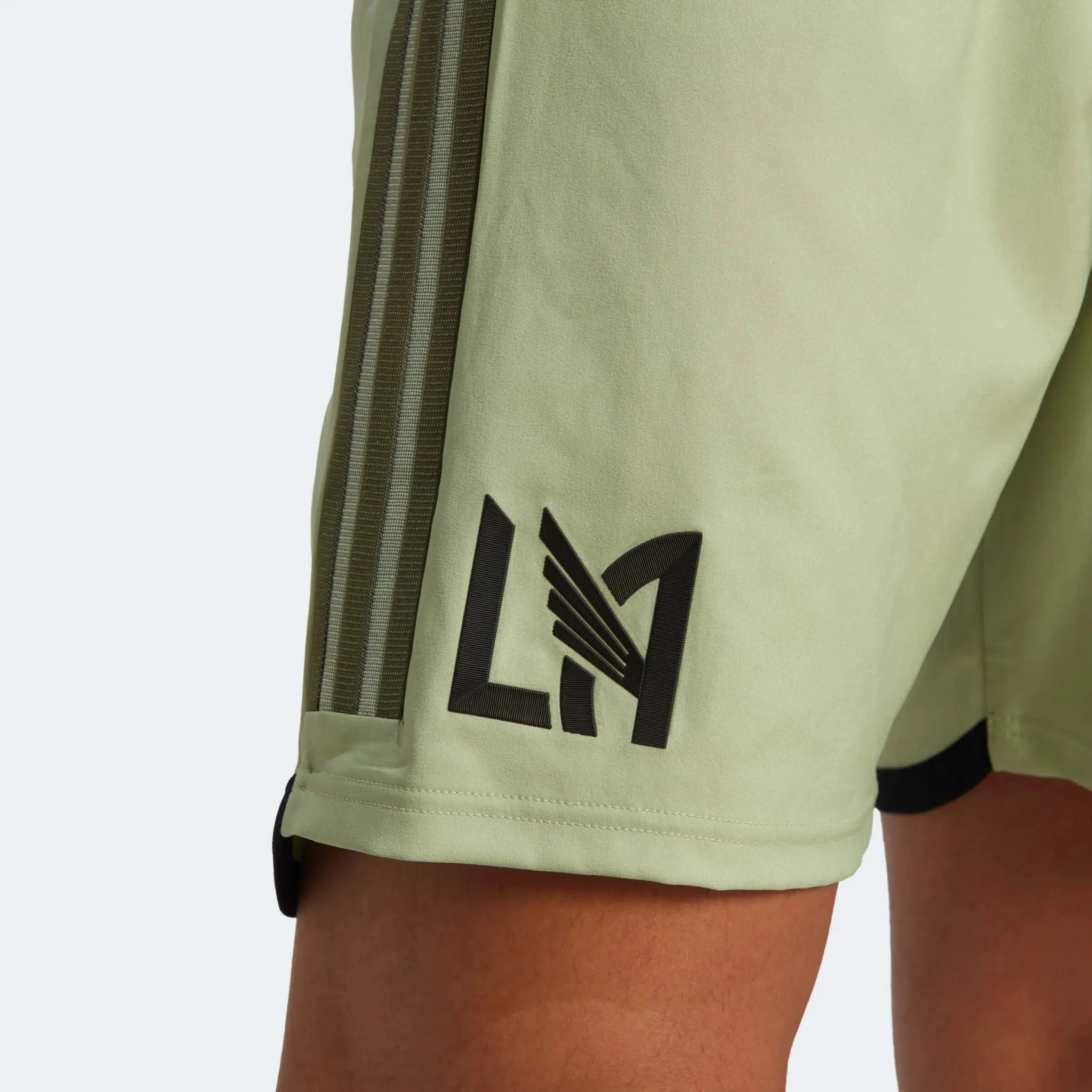adidas 2023 LAFC Authentic Away Shorts - Magic Lime-Tent Green - Image 6