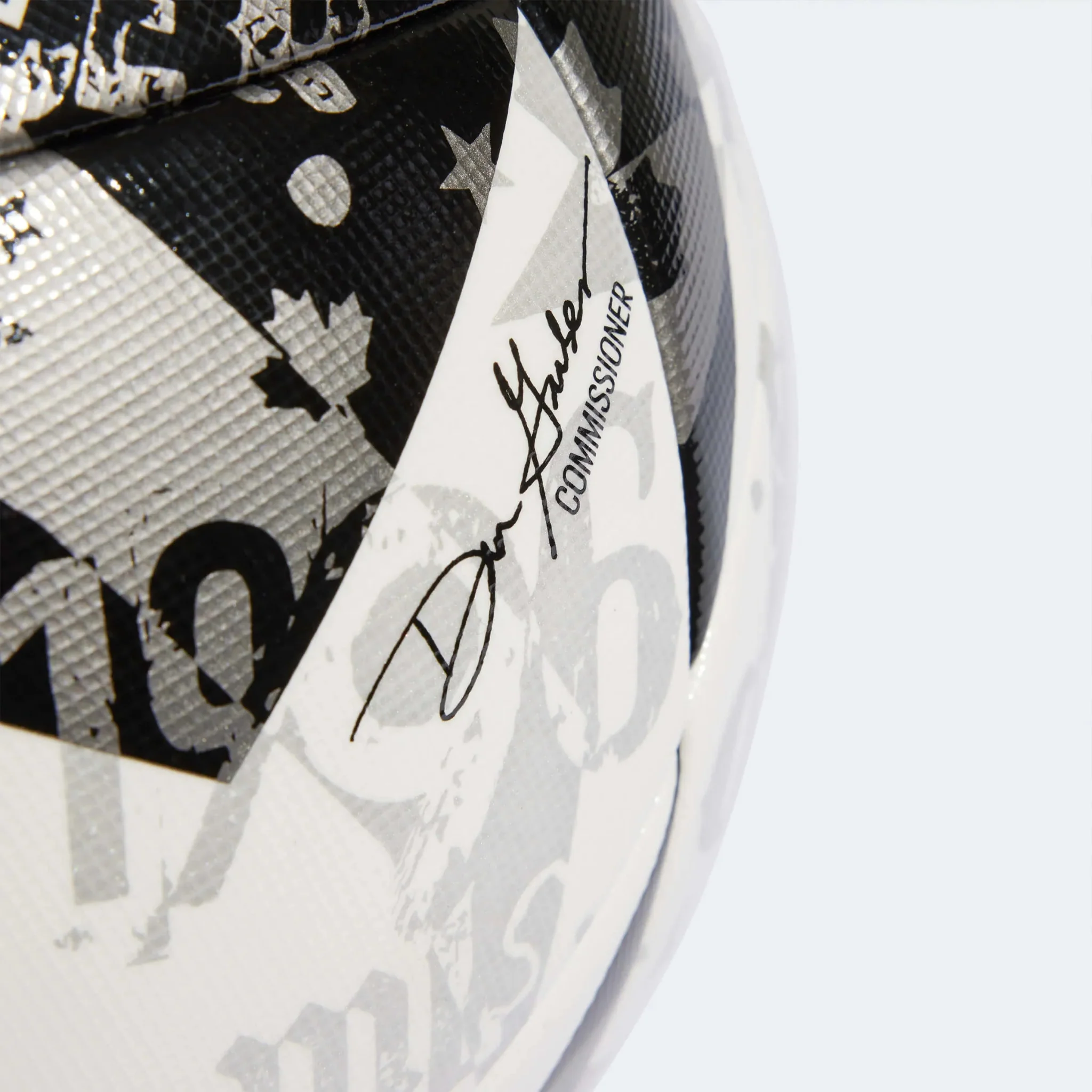 adidas 2023 MLS Competition NFHS Ball - White-Black-Iron Metallic - Image 4