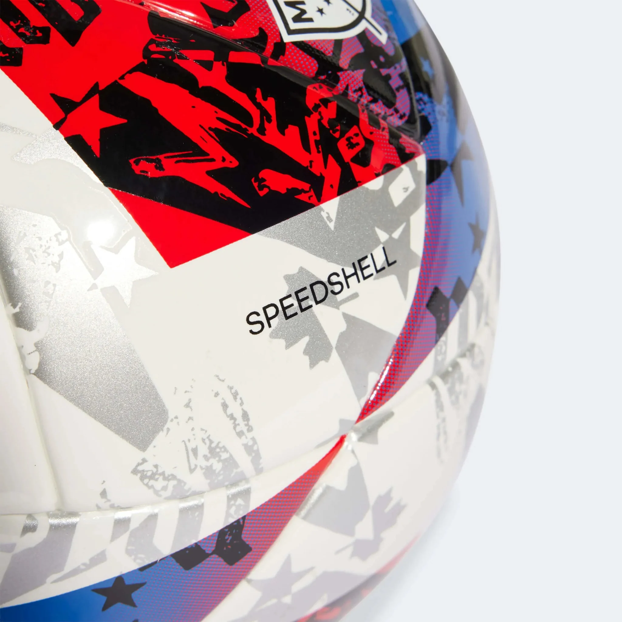 adidas 2023 MLS Mini Ball - White-Blue-Red - Image 3