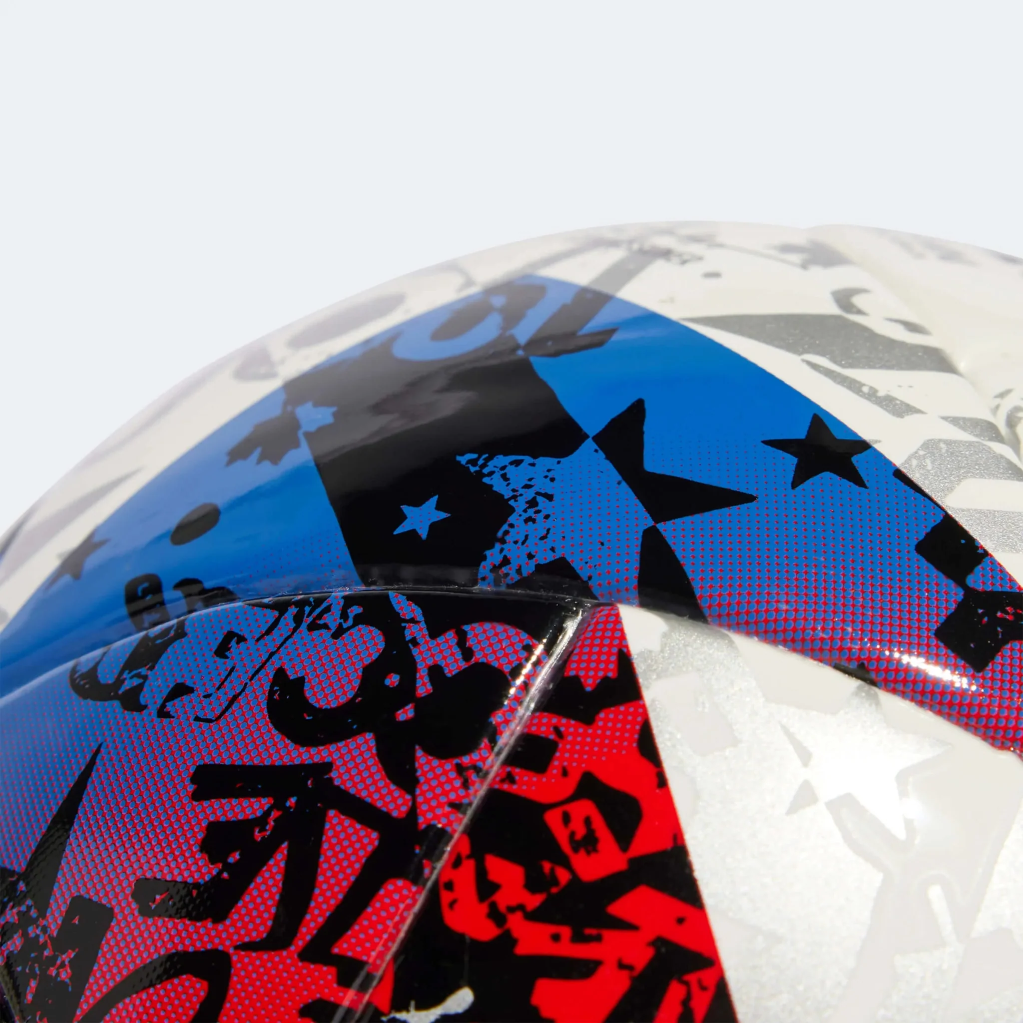 adidas 2023 MLS Mini Ball - White-Blue-Red - Image 4