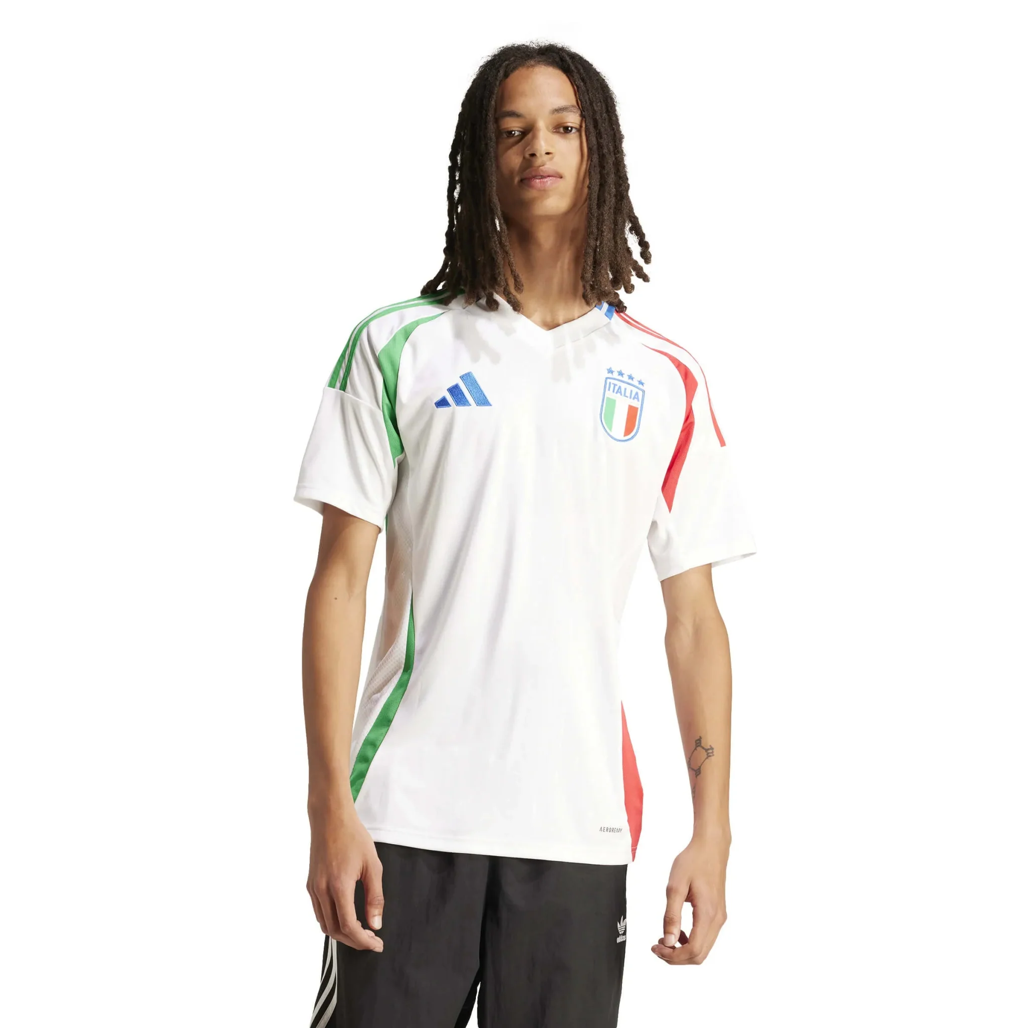 adidas 2024-25 Italy Men's Stadium Away Jersey - Image 3