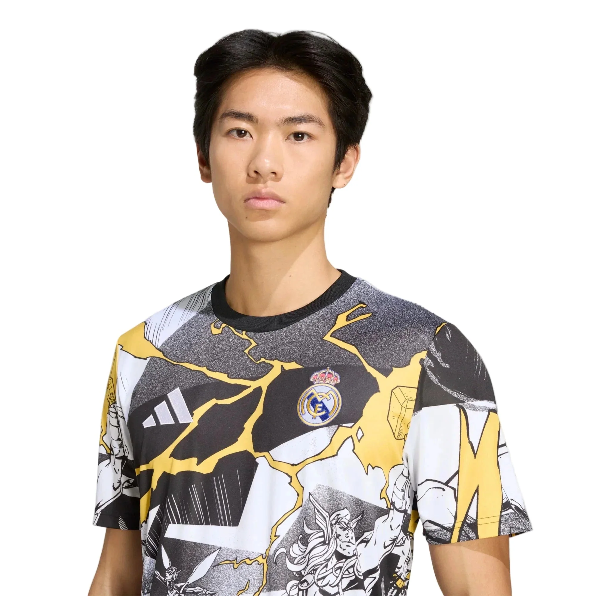 adidas 2025-26 Real Madrid Men's Avengers Pre-Match Soccer Jersey - Image 5