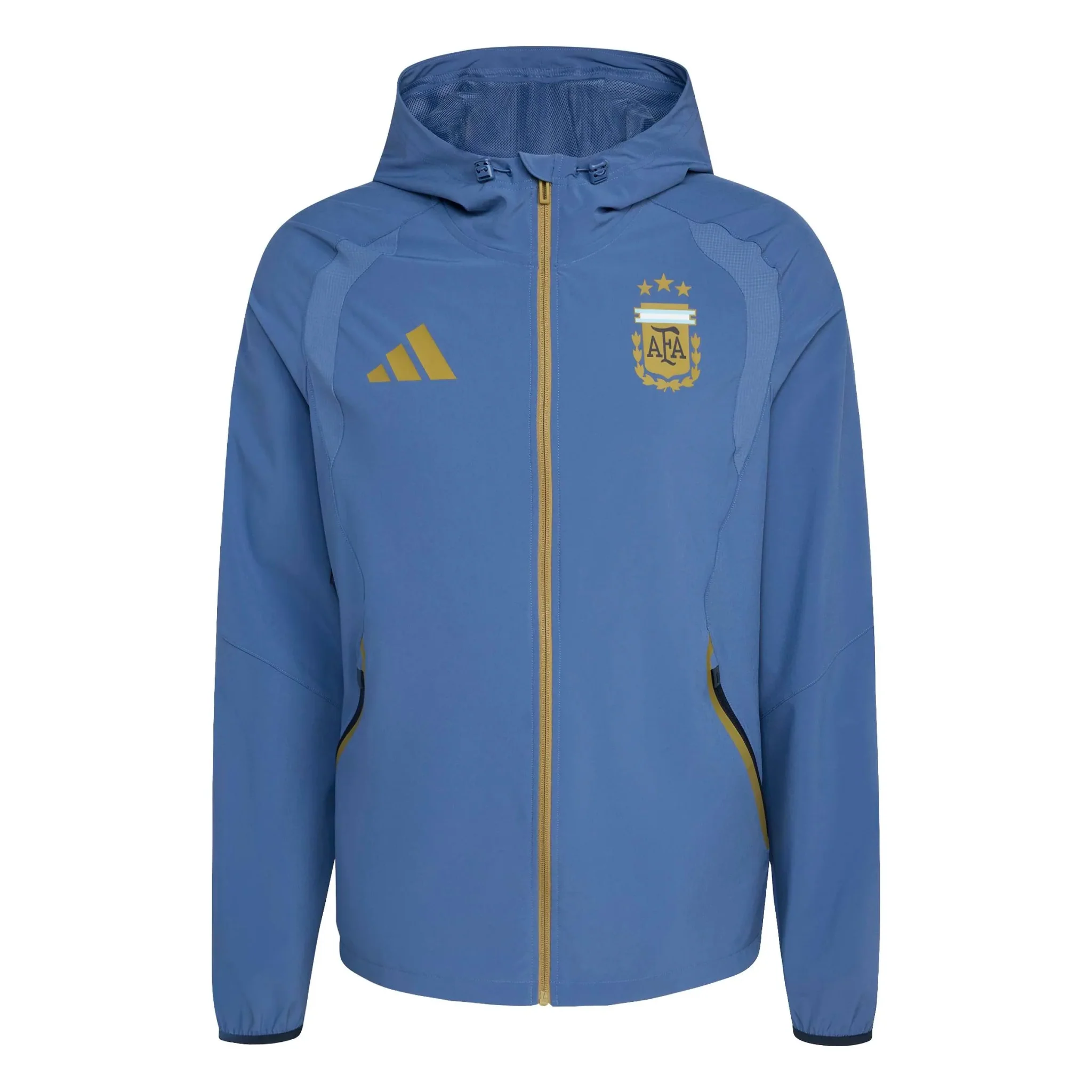 adidas 2026 Argentina Men's Tiro Travel Full Zip Windbreaker