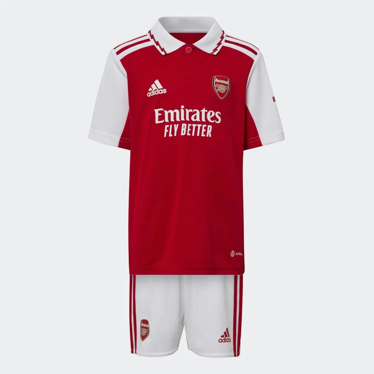 adidas 22-23 Arsenal Home Mini Kit - Scarlet-White