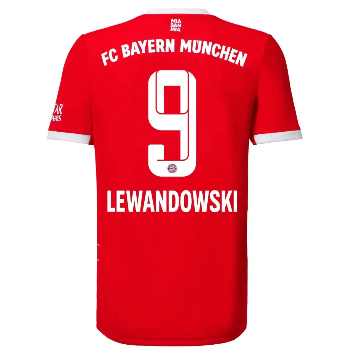 adidas 22-23 Bayern Munich Home Jersey - Red-White - Image 2