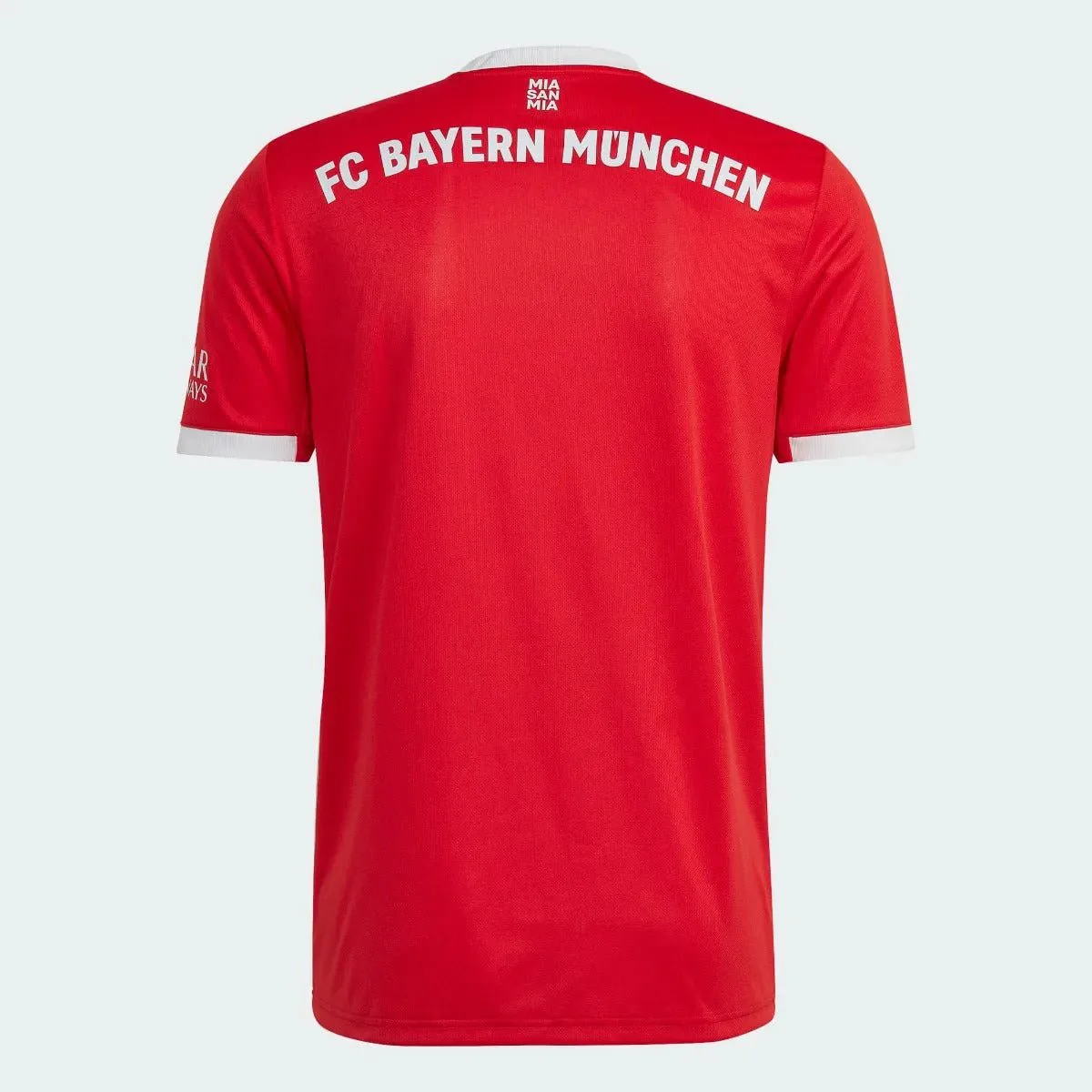 adidas 22-23 Bayern Munich Home Jersey - Red-White - Image 4