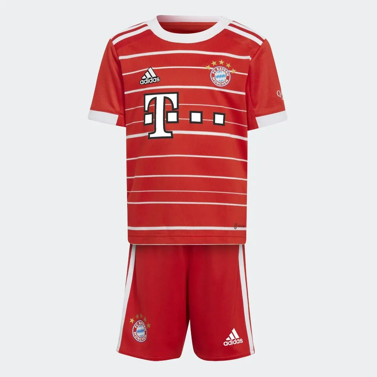 adidas 22-23 Bayern Munich Home Mini Kit - Red-White
