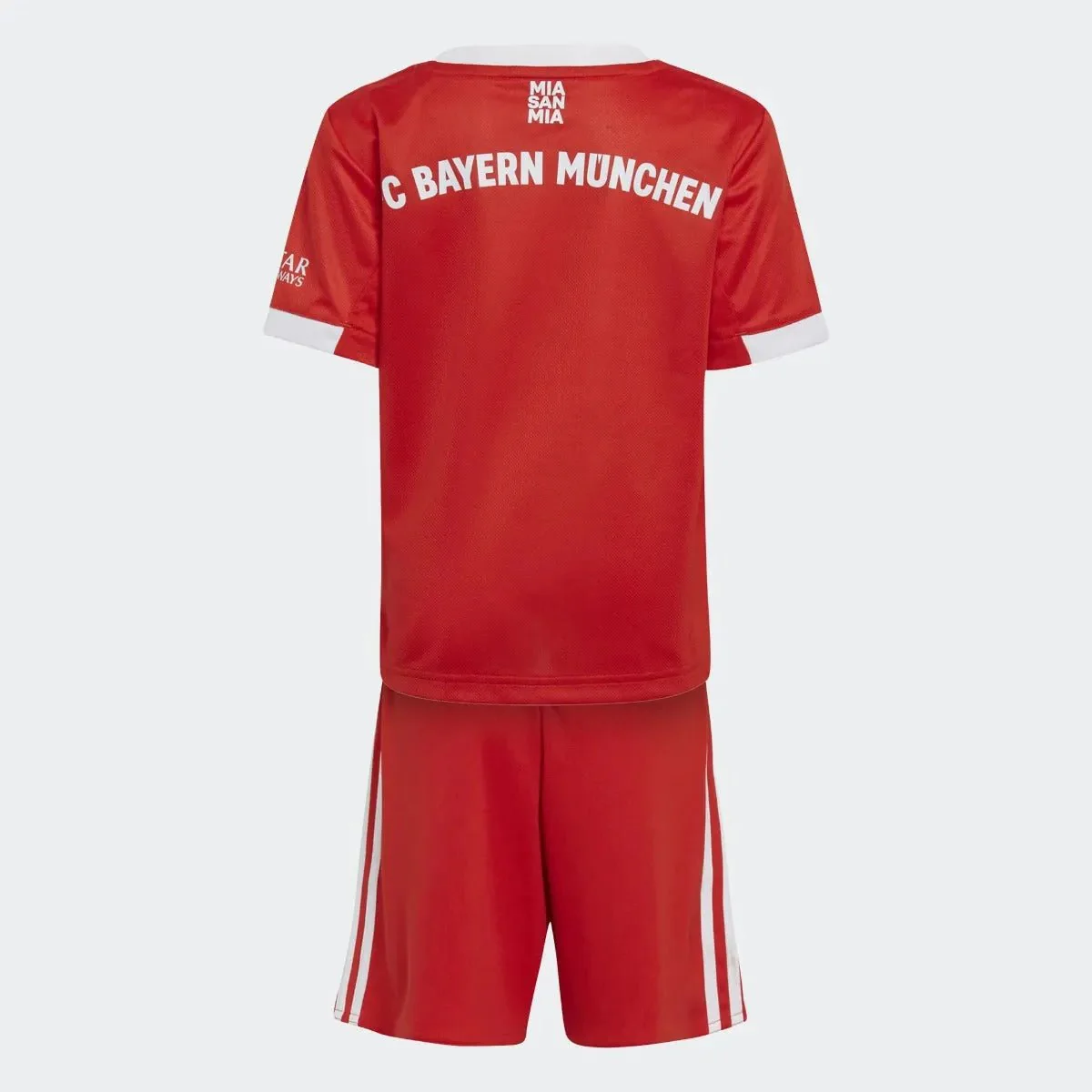 adidas 22-23 Bayern Munich Home Mini Kit - Red-White - Image 2