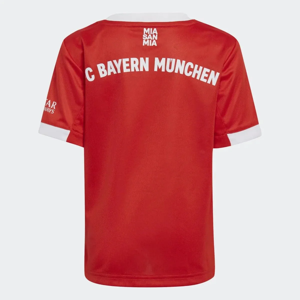 adidas 22-23 Bayern Munich Home Mini Kit - Red-White - Image 4