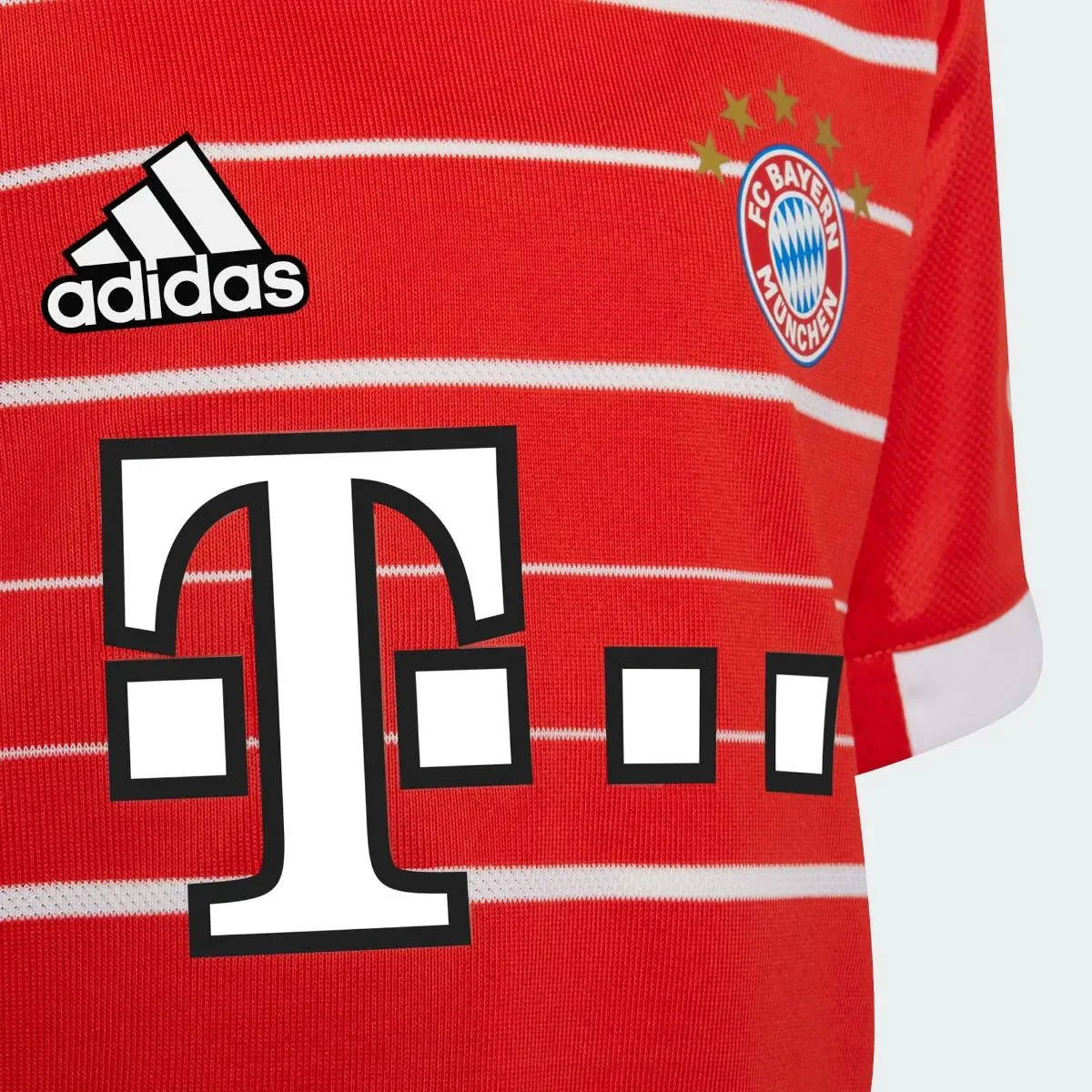 adidas 22-23 Bayern Munich Home Mini Kit - Red-White - Image 8